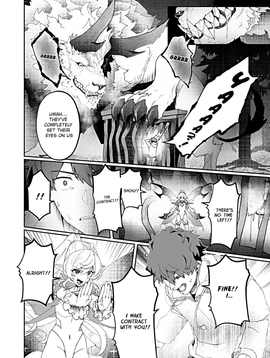 Makutsu no Ou ~Yomei Ikkagetsu no Doutei, Mahou Shoujo Harem o Kizuite Ou e Kunrinsu~ Chapter 1 page 39 - 