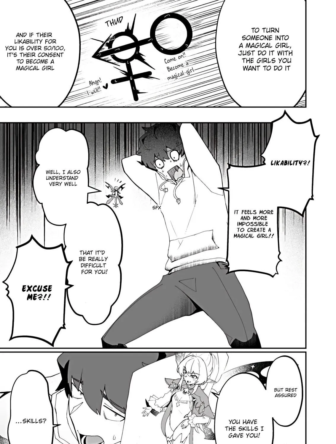 Makutsu no Ou ~Yomei Ikkagetsu no Doutei, Mahou Shoujo Harem o Kizuite Ou e Kunrinsu~ Chapter 1 page 53 - 