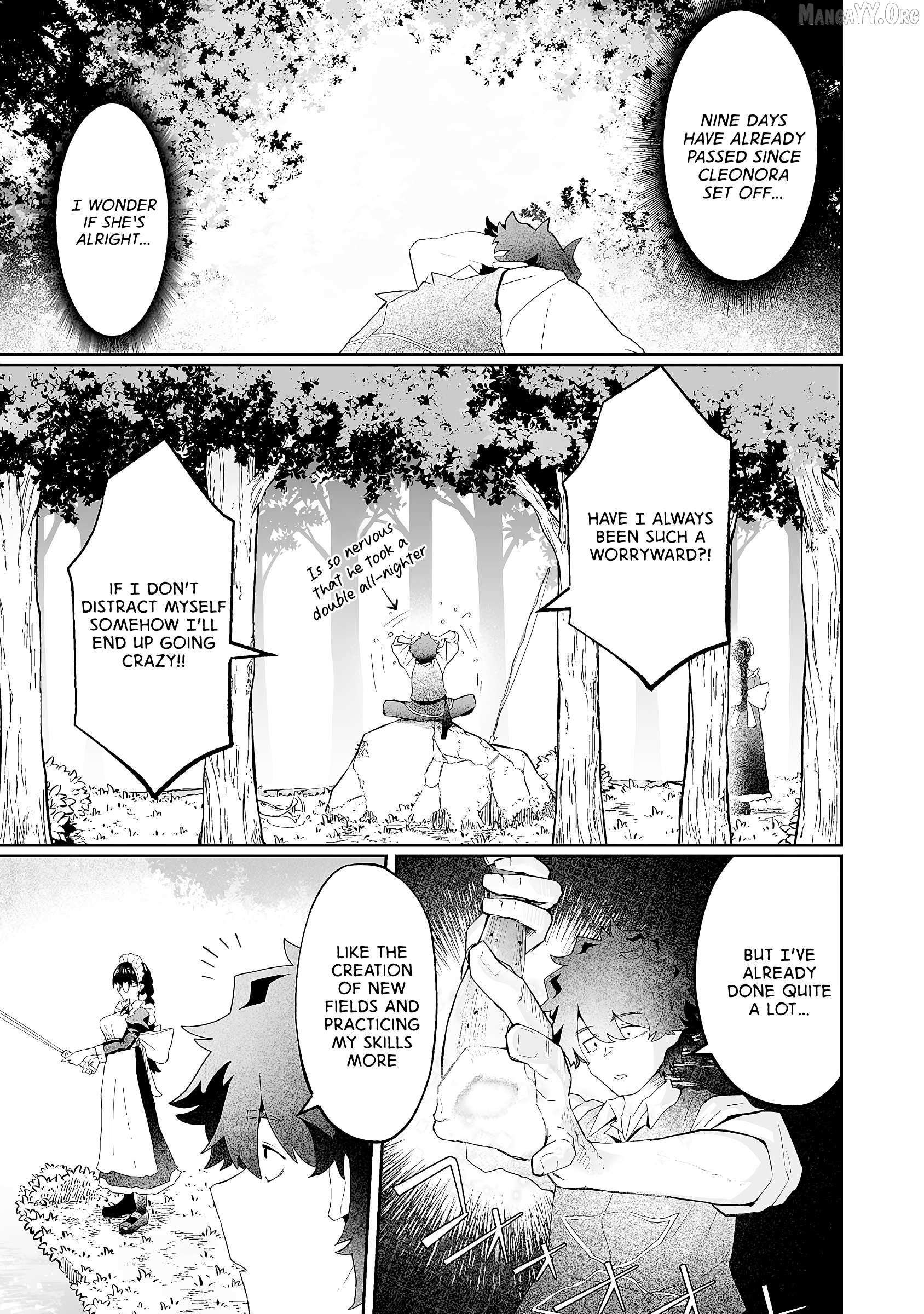 Makutsu no Ou ~Yomei Ikkagetsu no Doutei, Mahou Shoujo Harem o Kizuite Ou e Kunrinsu~ Chapter 10 page 3 - 