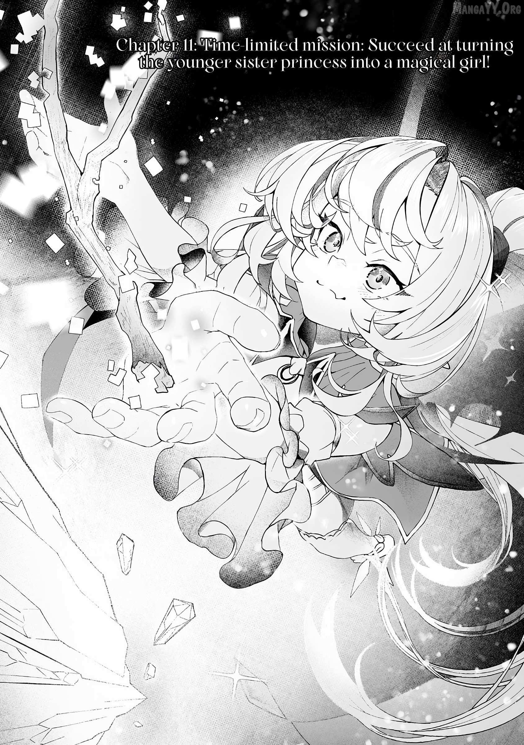 Makutsu no Ou ~Yomei Ikkagetsu no Doutei, Mahou Shoujo Harem o Kizuite Ou e Kunrinsu~ Chapter 11 page 2 - 