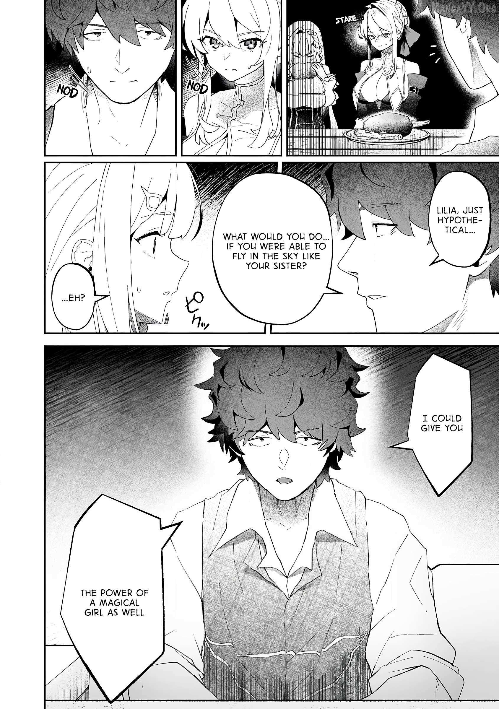Makutsu no Ou ~Yomei Ikkagetsu no Doutei, Mahou Shoujo Harem o Kizuite Ou e Kunrinsu~ Chapter 11 page 11 - 