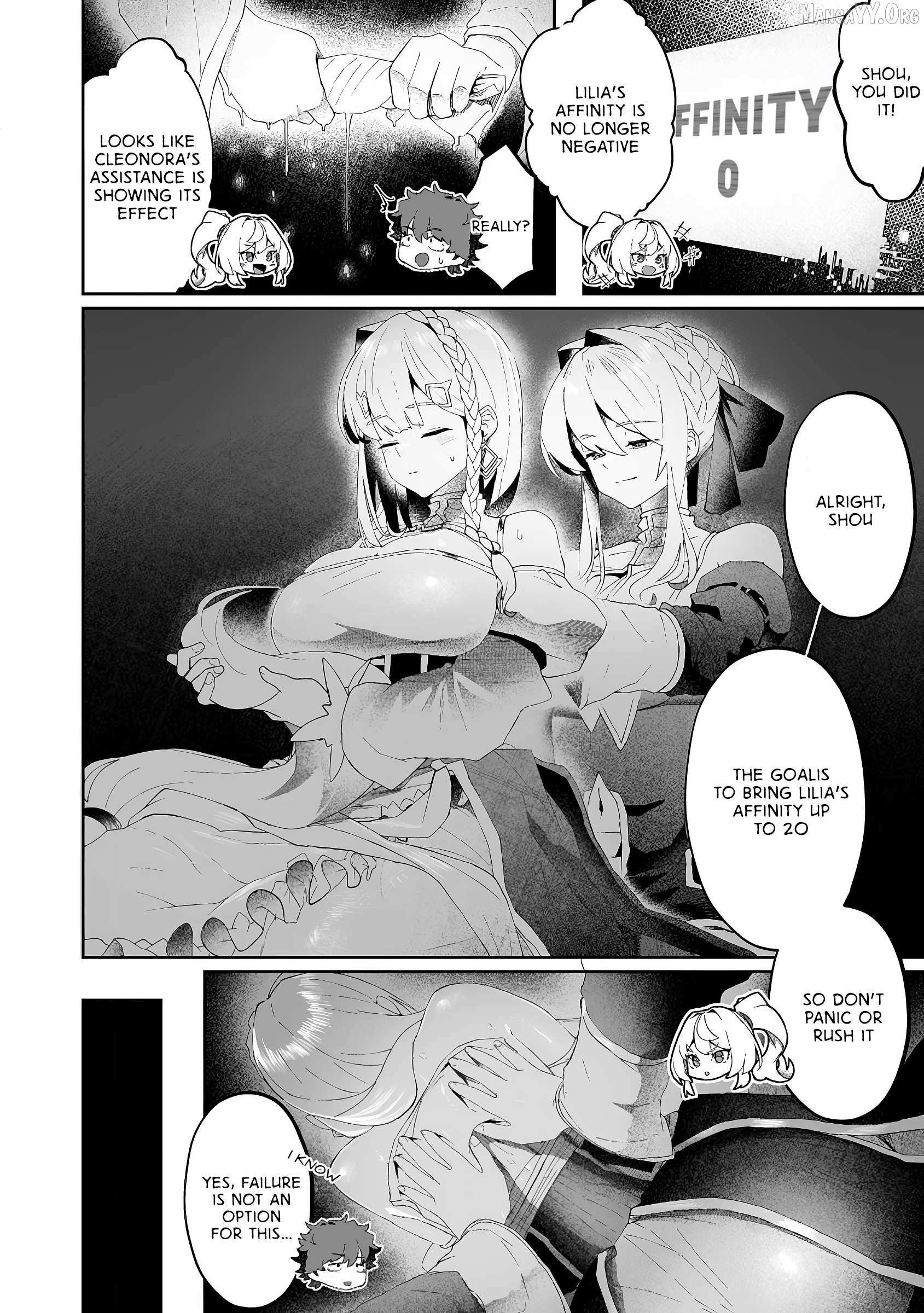 Makutsu no Ou ~Yomei Ikkagetsu no Doutei, Mahou Shoujo Harem o Kizuite Ou e Kunrinsu~ Chapter 11 page 15 - 