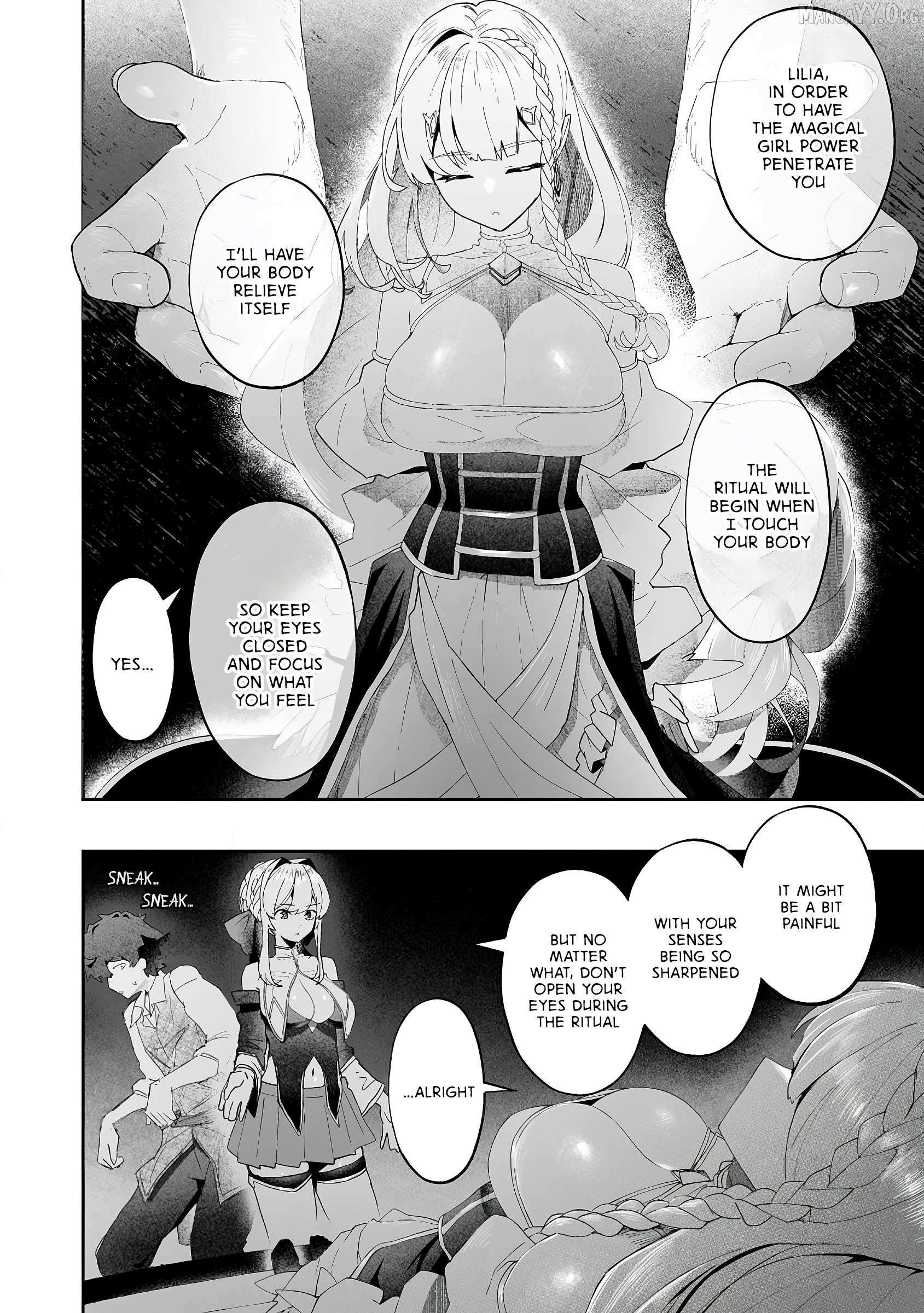 Makutsu no Ou ~Yomei Ikkagetsu no Doutei, Mahou Shoujo Harem o Kizuite Ou e Kunrinsu~ Chapter 11 page 17 - 