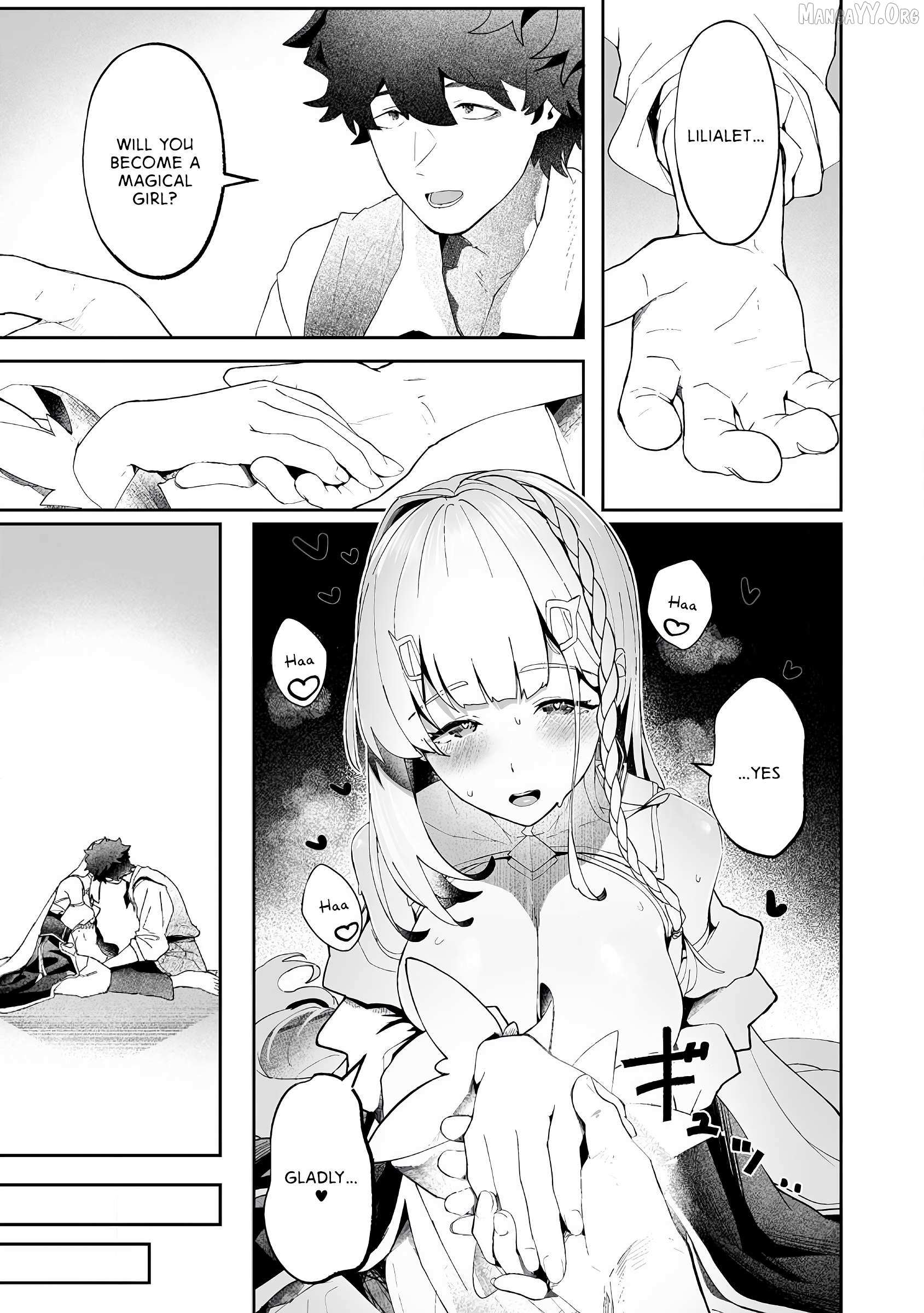Makutsu no Ou ~Yomei Ikkagetsu no Doutei, Mahou Shoujo Harem o Kizuite Ou e Kunrinsu~ Chapter 11 page 30 - 
