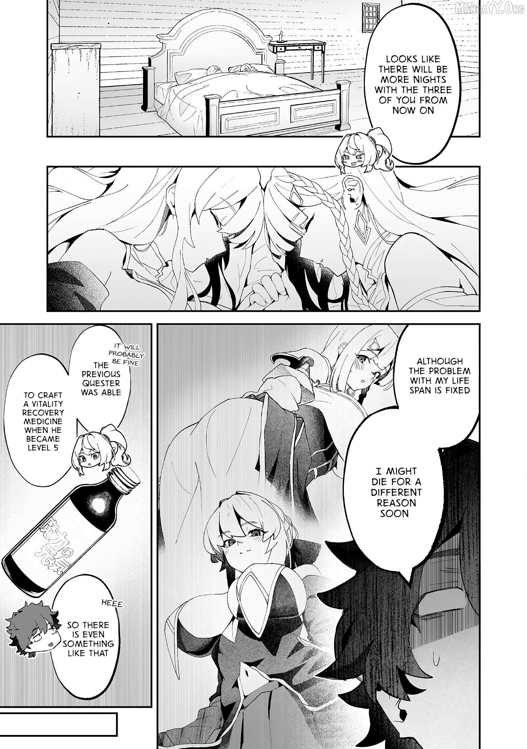 Makutsu no Ou ~Yomei Ikkagetsu no Doutei, Mahou Shoujo Harem o Kizuite Ou e Kunrinsu~ Chapter 11 page 32 - 
