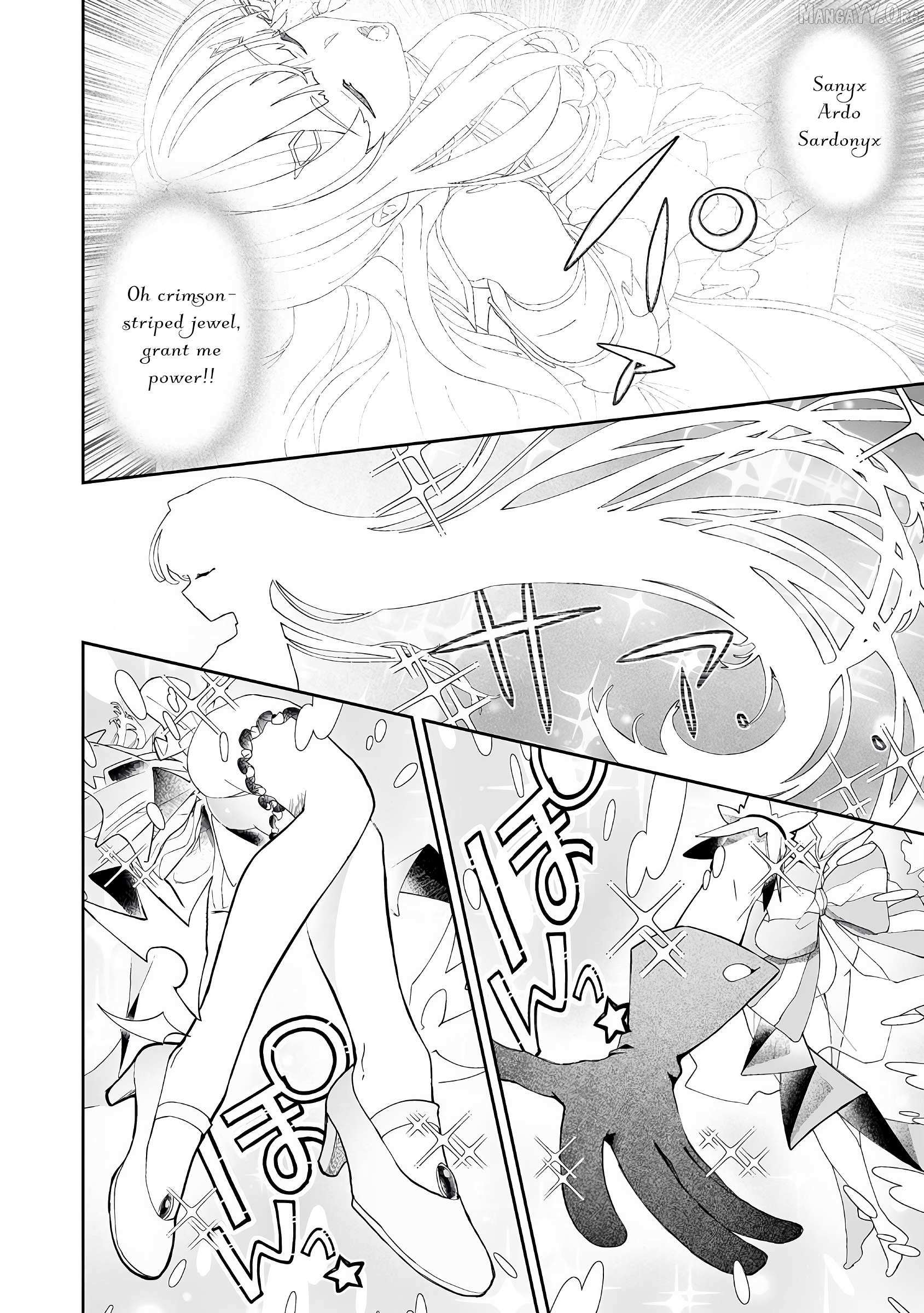 Makutsu no Ou ~Yomei Ikkagetsu no Doutei, Mahou Shoujo Harem o Kizuite Ou e Kunrinsu~ Chapter 11 page 35 - 
