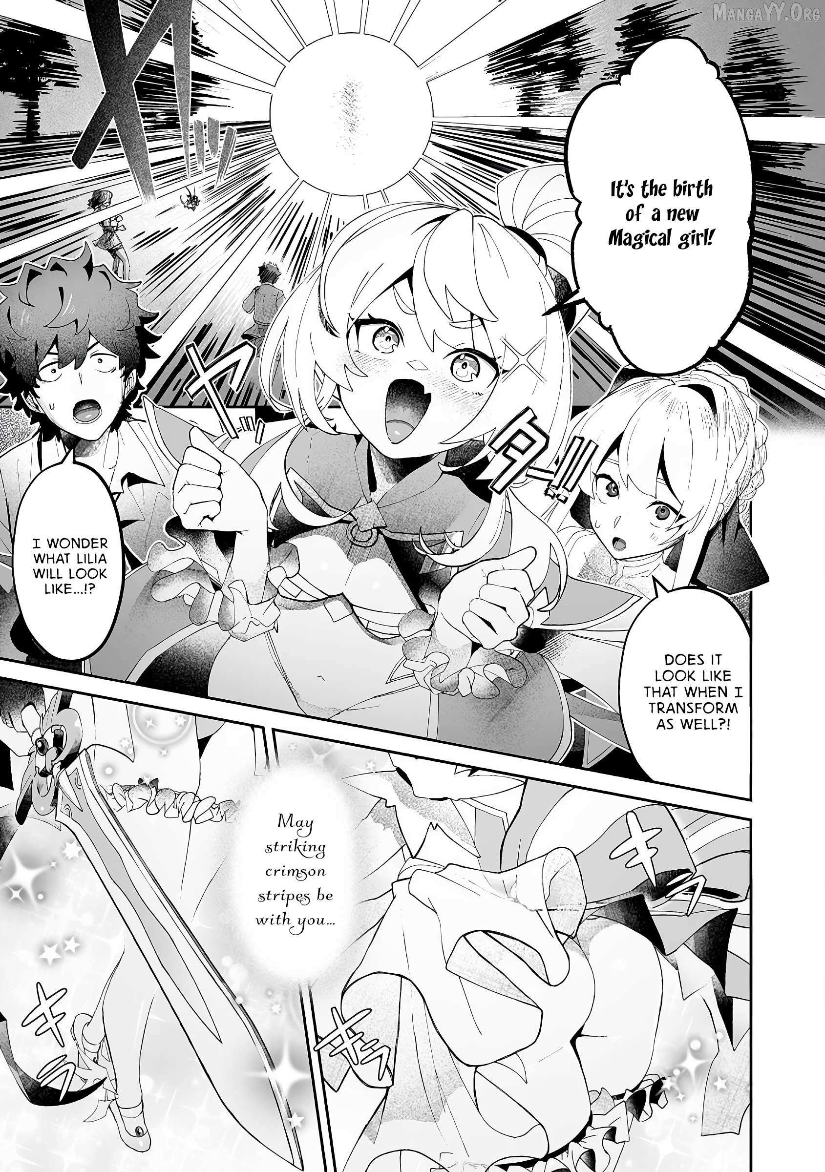 Makutsu no Ou ~Yomei Ikkagetsu no Doutei, Mahou Shoujo Harem o Kizuite Ou e Kunrinsu~ Chapter 11 page 36 - 