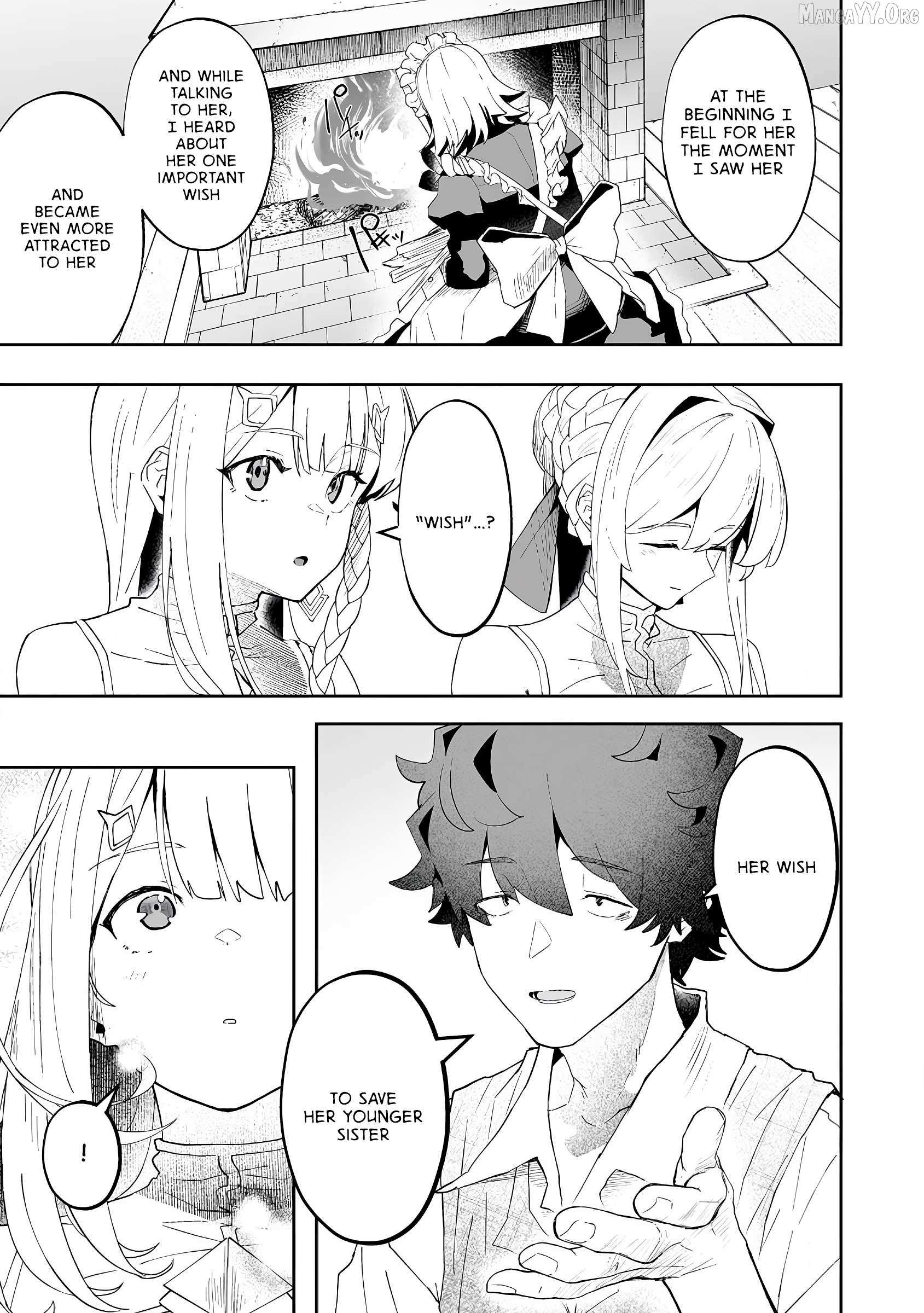 Makutsu no Ou ~Yomei Ikkagetsu no Doutei, Mahou Shoujo Harem o Kizuite Ou e Kunrinsu~ Chapter 11 page 8 - 