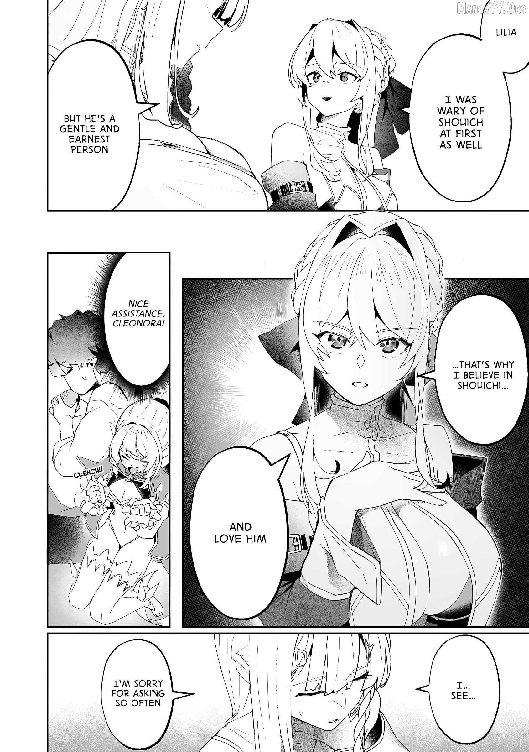 Makutsu no Ou ~Yomei Ikkagetsu no Doutei, Mahou Shoujo Harem o Kizuite Ou e Kunrinsu~ Chapter 11 page 9 - 