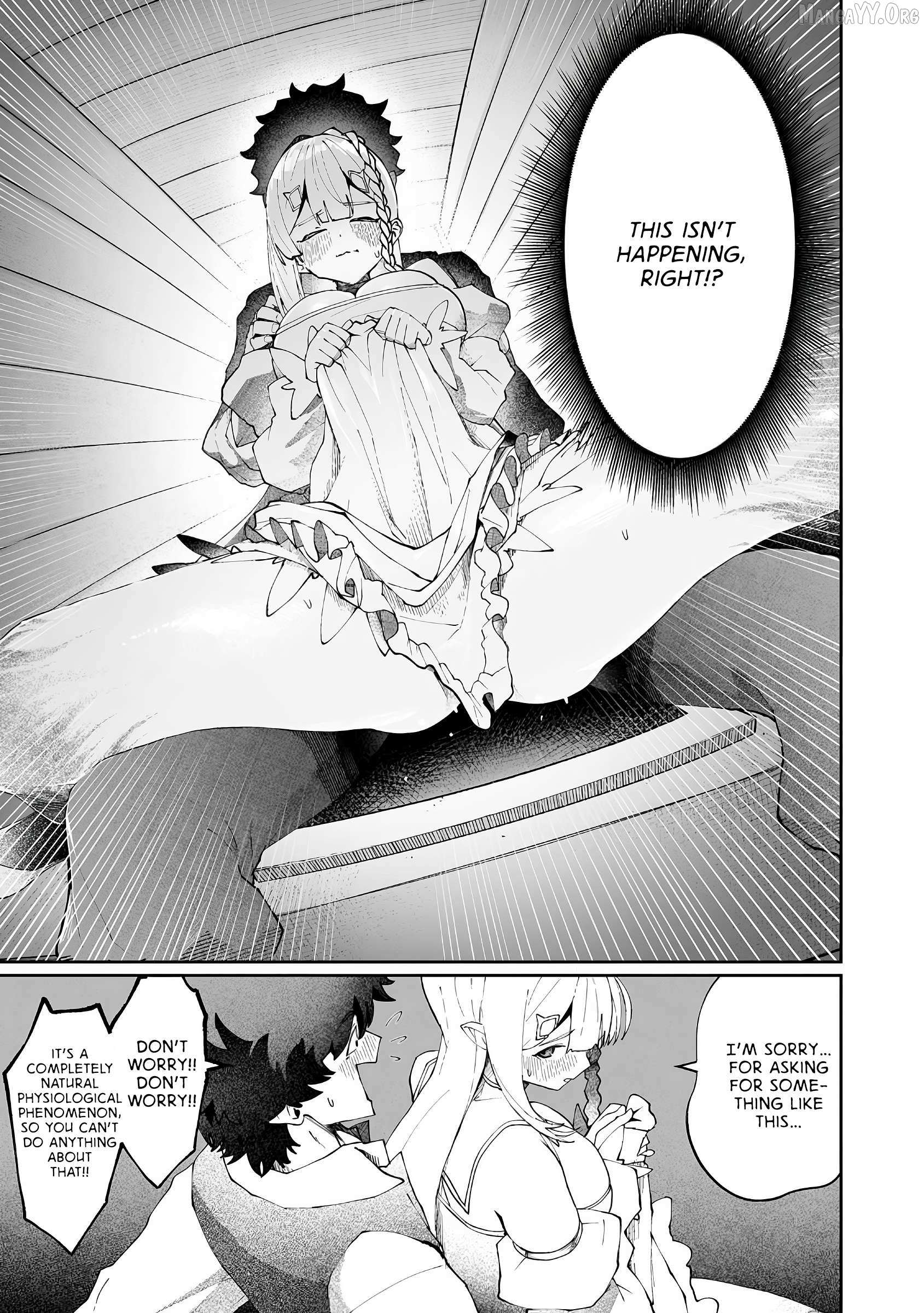 Makutsu no Ou ~Yomei Ikkagetsu no Doutei, Mahou Shoujo Harem o Kizuite Ou e Kunrinsu~ Chapter 12 page 14 - 