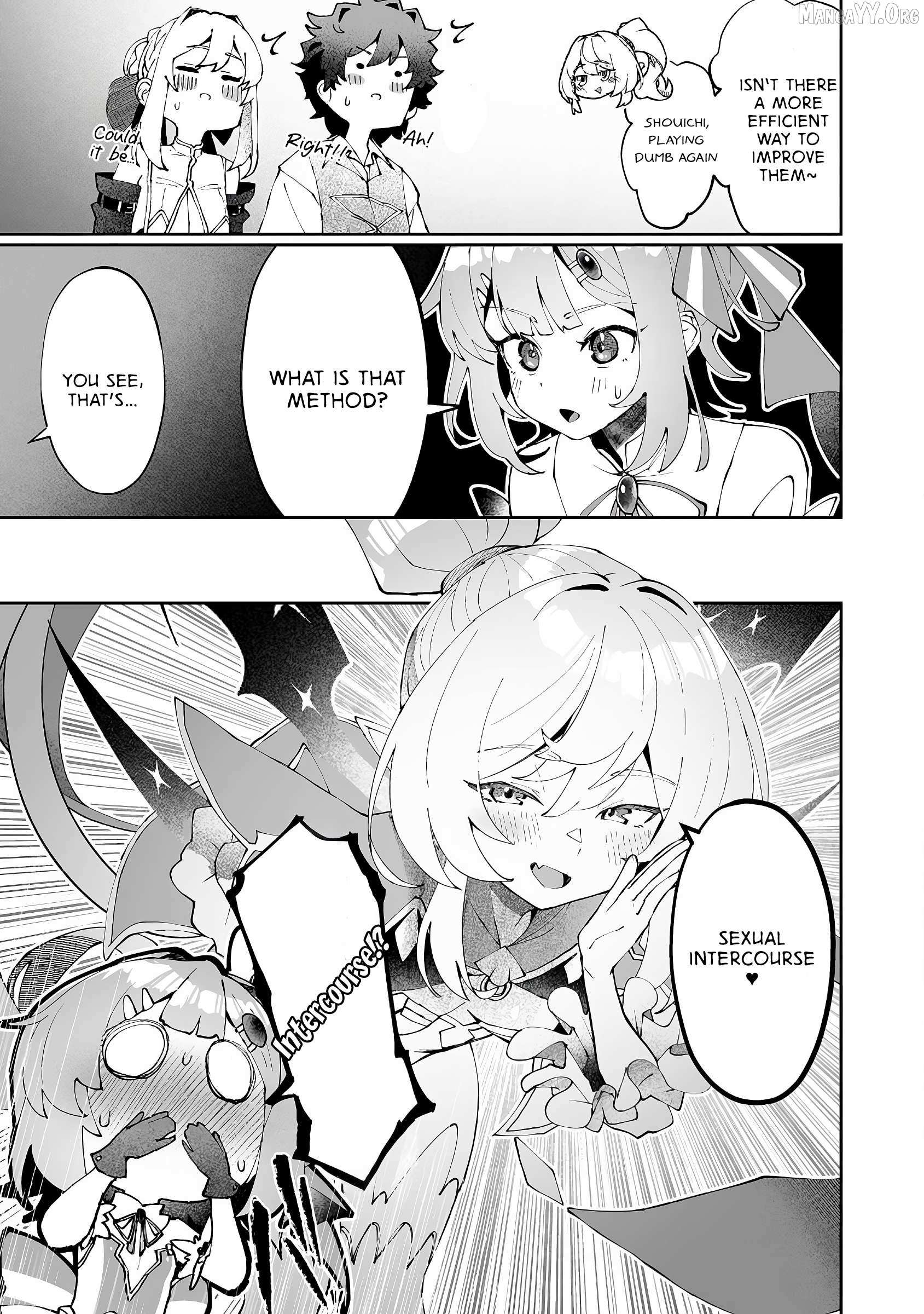 Makutsu no Ou ~Yomei Ikkagetsu no Doutei, Mahou Shoujo Harem o Kizuite Ou e Kunrinsu~ Chapter 12 page 8 - 