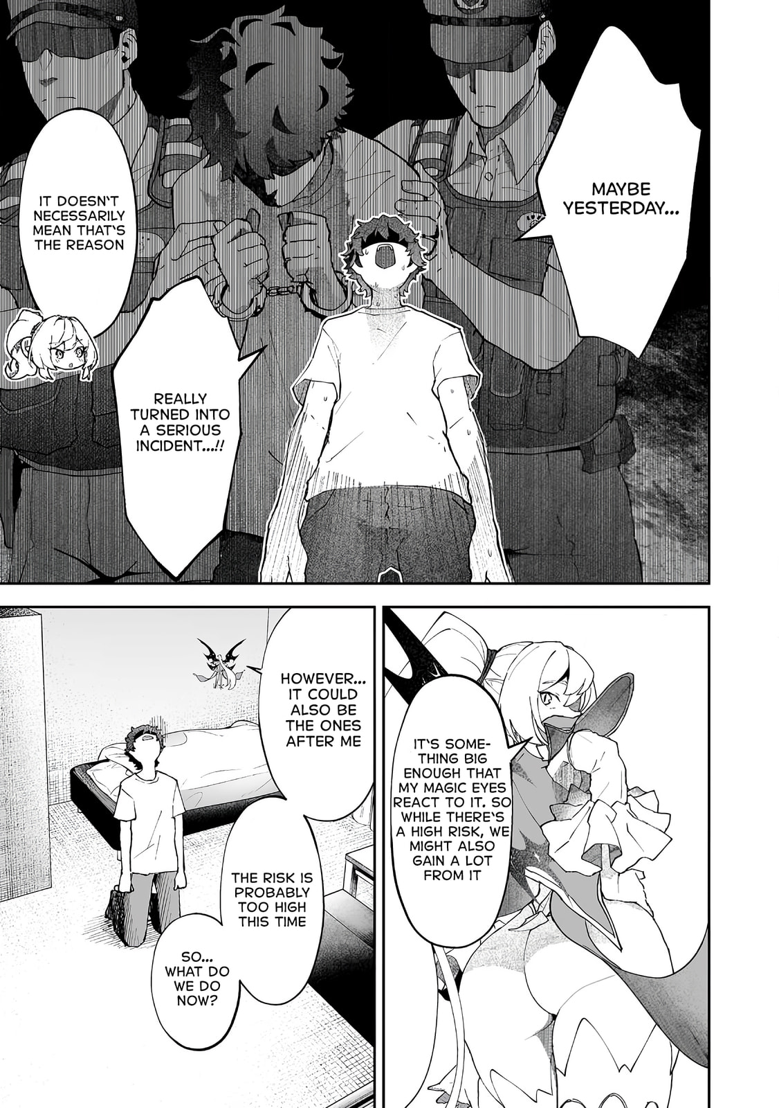 Makutsu no Ou ~Yomei Ikkagetsu no Doutei, Mahou Shoujo Harem o Kizuite Ou e Kunrinsu~ Chapter 14 page 19 - 