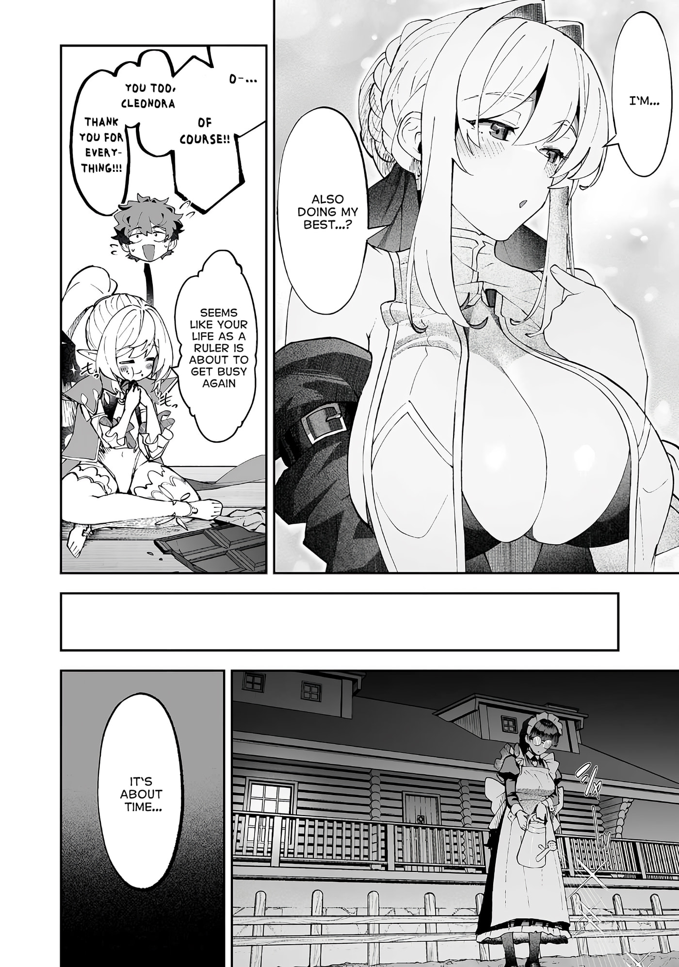 Makutsu no Ou ~Yomei Ikkagetsu no Doutei, Mahou Shoujo Harem o Kizuite Ou e Kunrinsu~ Chapter 16.3 page 3 - 