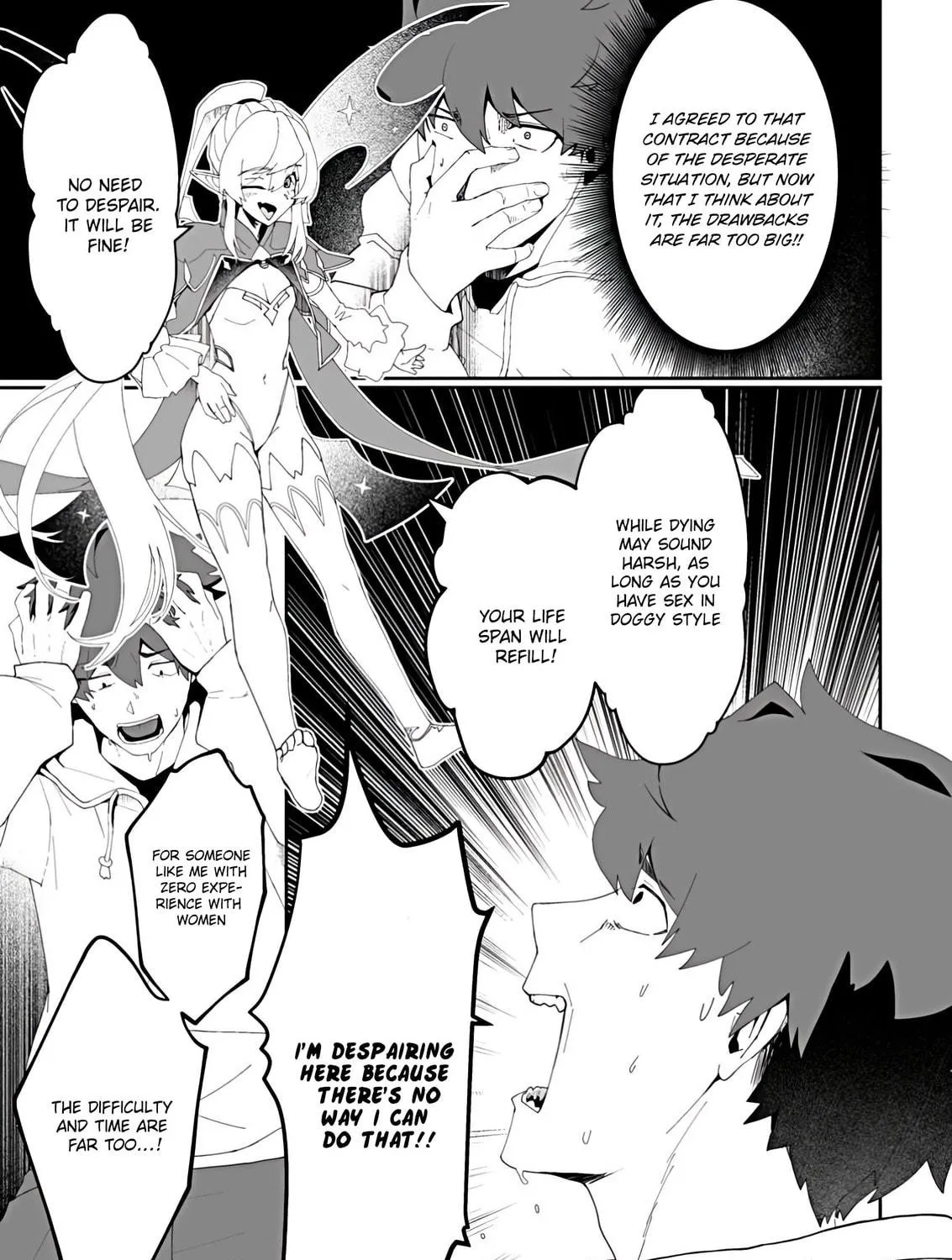 Makutsu no Ou ~Yomei Ikkagetsu no Doutei, Mahou Shoujo Harem o Kizuite Ou e Kunrinsu~ Chapter 2 page 5 - 