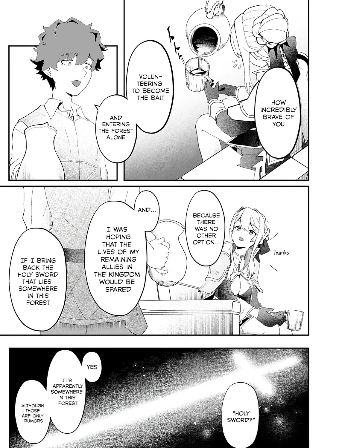 Makutsu no Ou ~Yomei Ikkagetsu no Doutei, Mahou Shoujo Harem o Kizuite Ou e Kunrinsu~ Chapter 3 page 57 - 