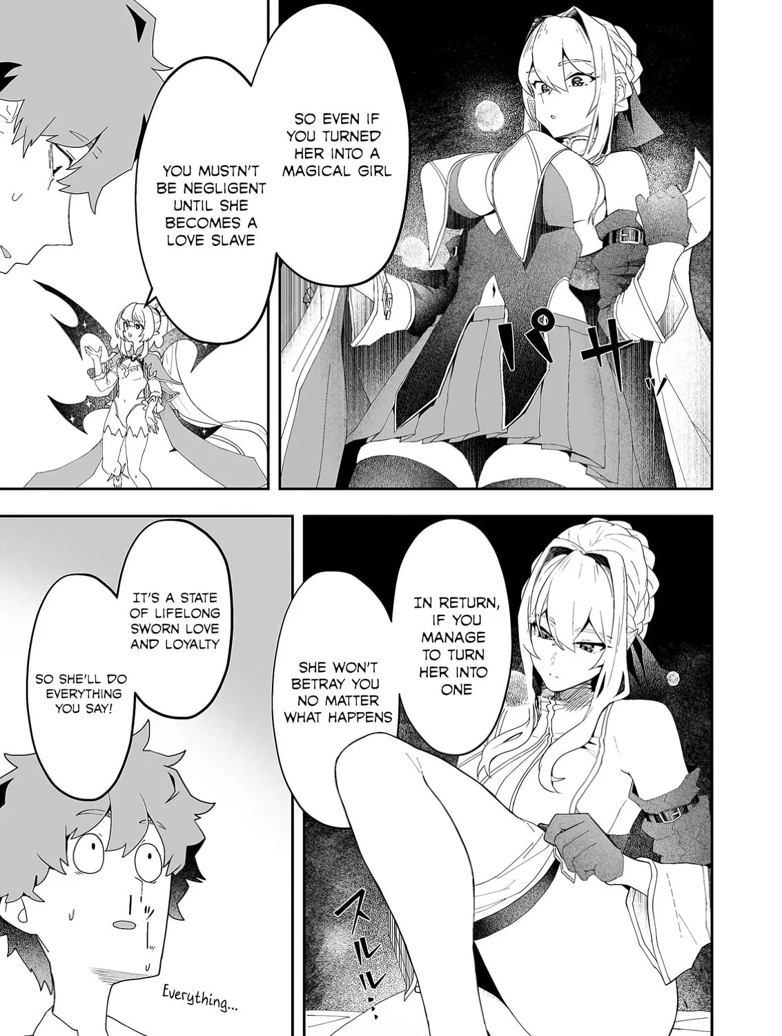 Makutsu no Ou ~Yomei Ikkagetsu no Doutei, Mahou Shoujo Harem o Kizuite Ou e Kunrinsu~ Chapter 3 page 73 - 