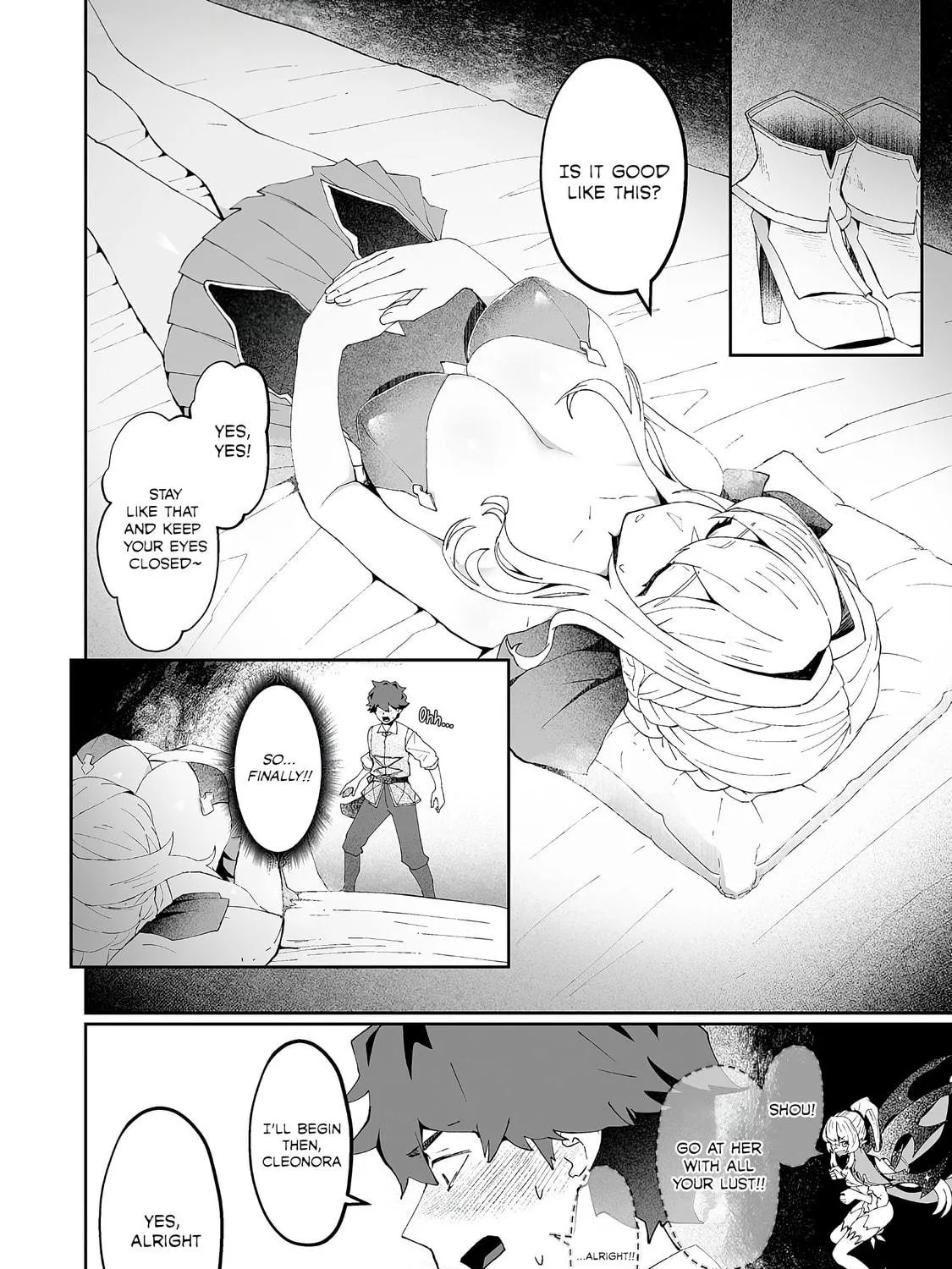 Makutsu no Ou ~Yomei Ikkagetsu no Doutei, Mahou Shoujo Harem o Kizuite Ou e Kunrinsu~ Chapter 4 page 11 - 