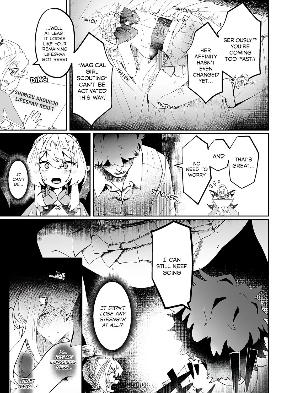 Makutsu no Ou ~Yomei Ikkagetsu no Doutei, Mahou Shoujo Harem o Kizuite Ou e Kunrinsu~ Chapter 4 page 33 - 