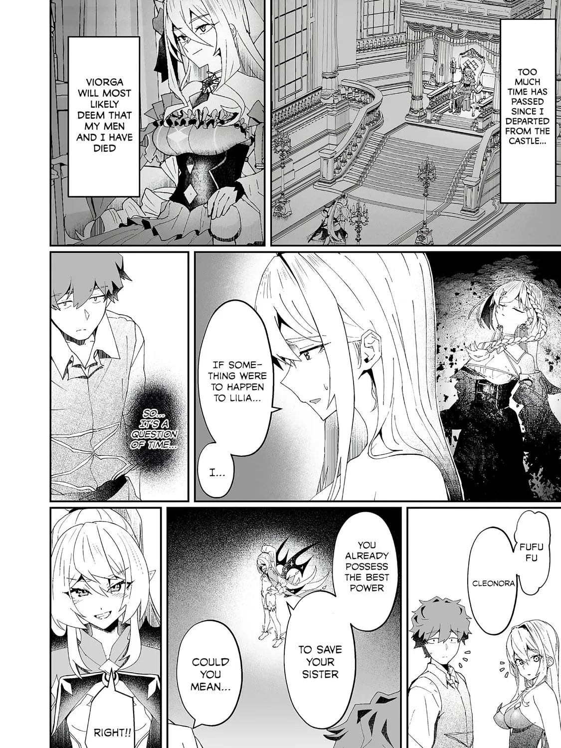 Makutsu no Ou ~Yomei Ikkagetsu no Doutei, Mahou Shoujo Harem o Kizuite Ou e Kunrinsu~ Chapter 4 page 55 - 