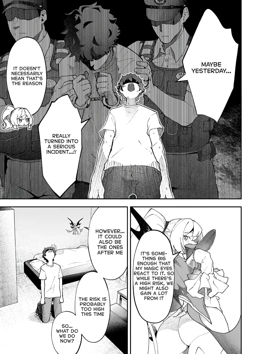 Makutsu no Ou ~Yomei Ikkagetsu no Doutei, Mahou Shoujo Harem o Kizuite Ou e Kunrinsu~ Chapter 5.1 page 37 - 