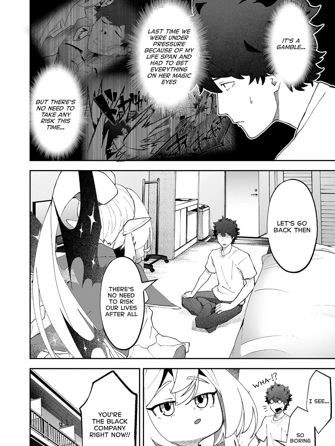 Makutsu no Ou ~Yomei Ikkagetsu no Doutei, Mahou Shoujo Harem o Kizuite Ou e Kunrinsu~ Chapter 5.1 page 39 - 