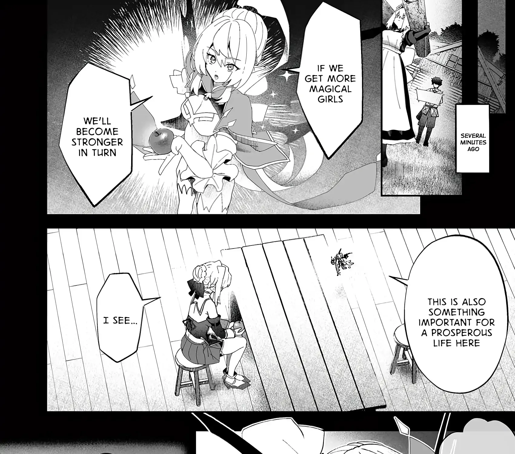 Makutsu no Ou ~Yomei Ikkagetsu no Doutei, Mahou Shoujo Harem o Kizuite Ou e Kunrinsu~ Chapter 7 page 40 - 