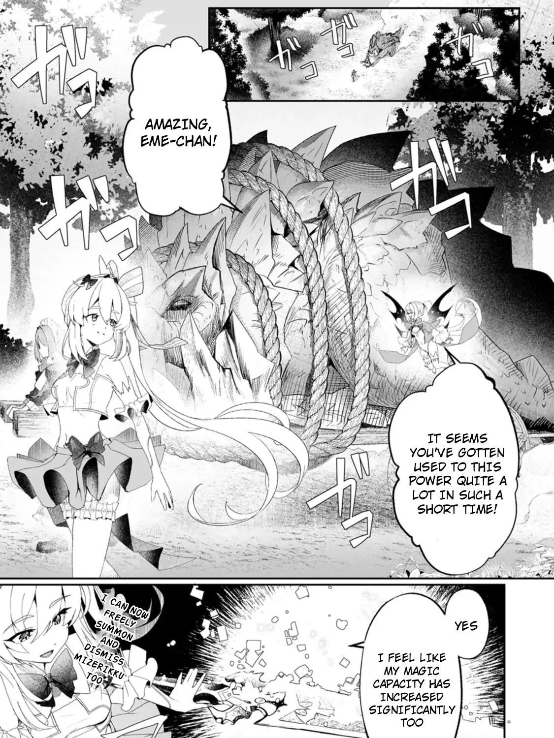 Makutsu no Ou ~Yomei Ikkagetsu no Doutei, Mahou Shoujo Harem o Kizuite Ou e Kunrinsu~ Chapter 8.1 page 2 - 