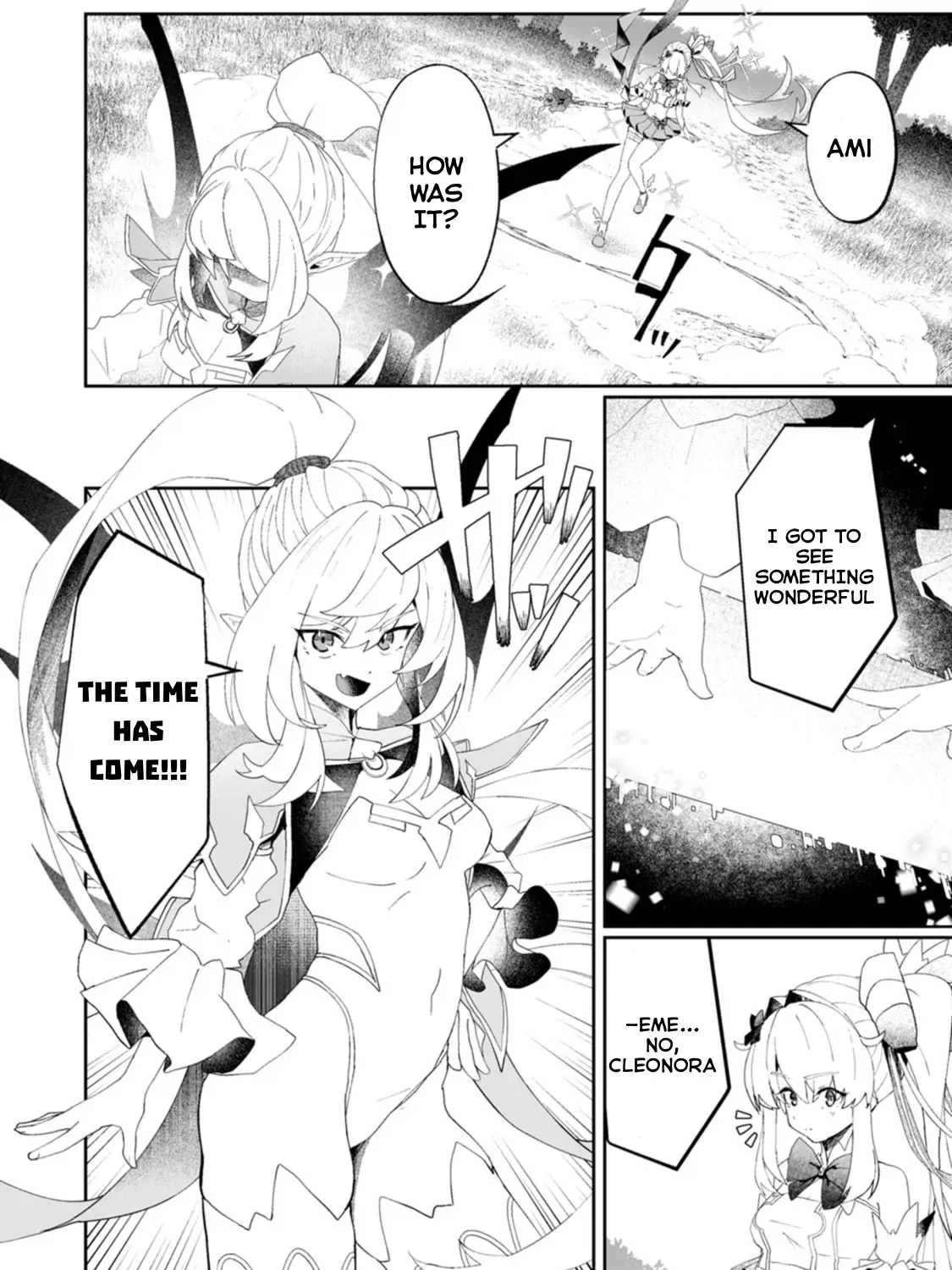 Makutsu no Ou ~Yomei Ikkagetsu no Doutei, Mahou Shoujo Harem o Kizuite Ou e Kunrinsu~ Chapter 8.1 page 12 - 