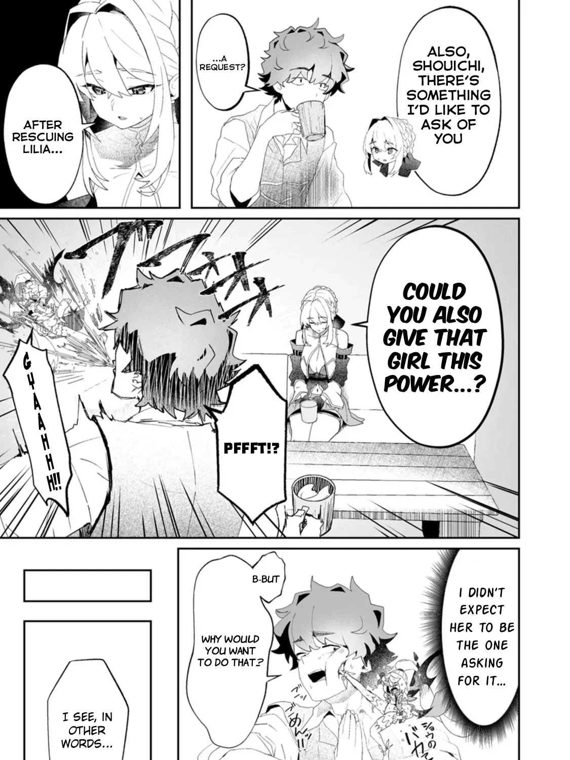 Makutsu no Ou ~Yomei Ikkagetsu no Doutei, Mahou Shoujo Harem o Kizuite Ou e Kunrinsu~ Chapter 8.1 page 22 - 