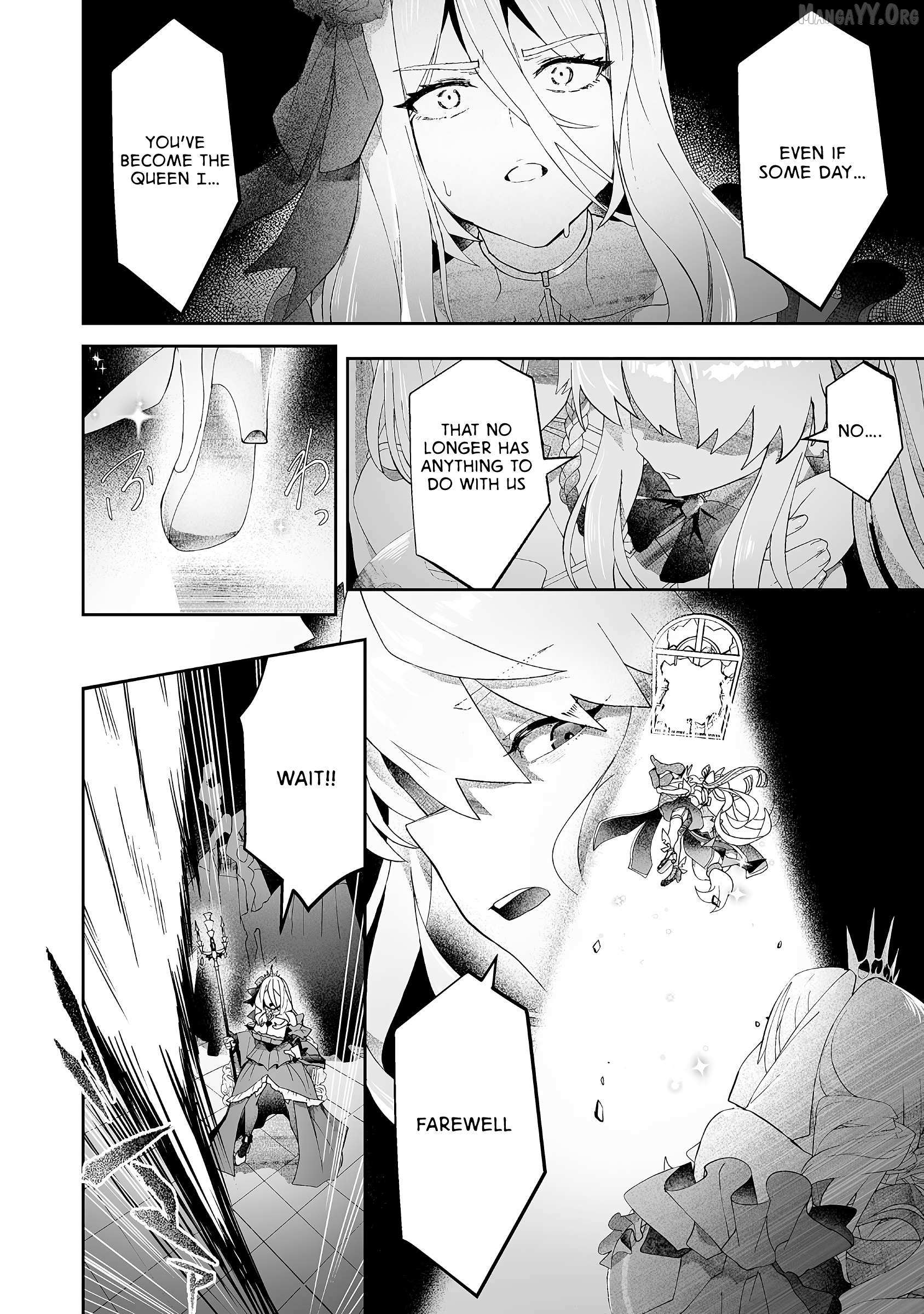 Makutsu no Ou ~Yomei Ikkagetsu no Doutei, Mahou Shoujo Harem o Kizuite Ou e Kunrinsu~ Chapter 9 page 34 - 