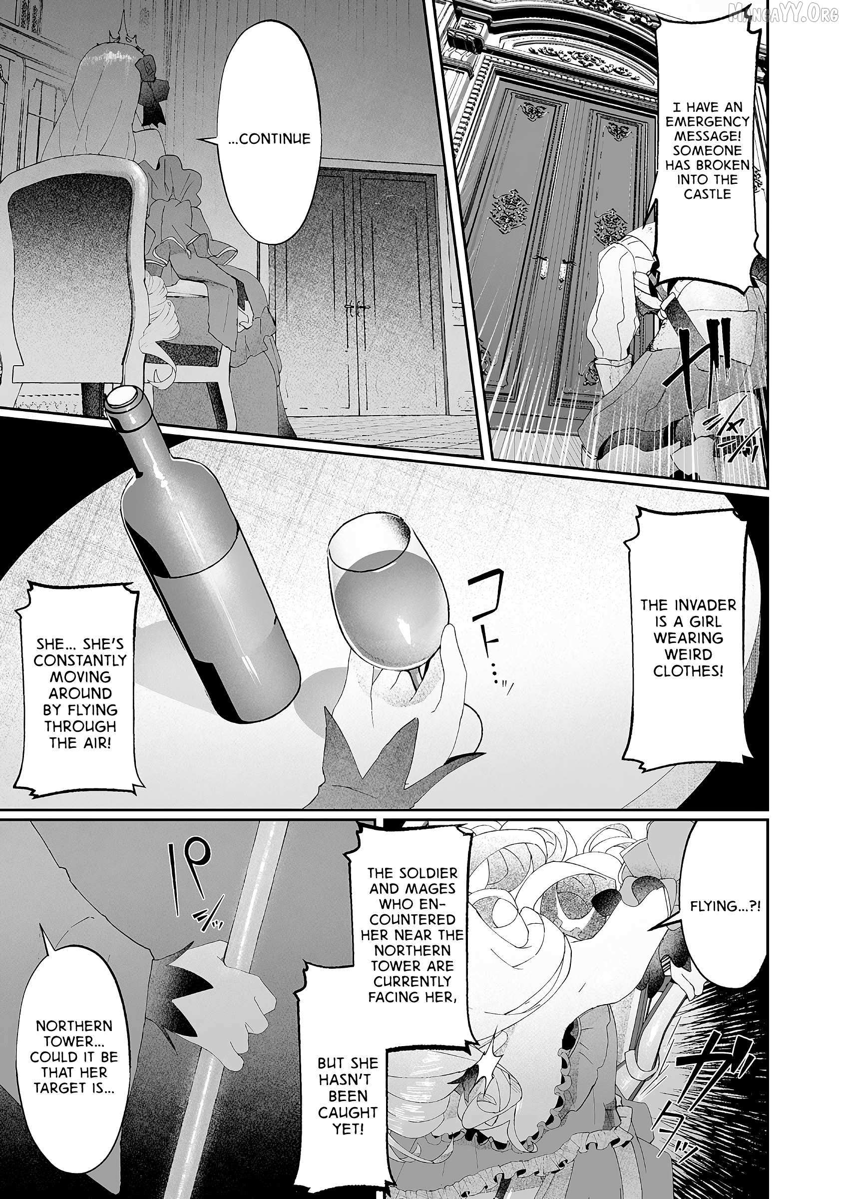 Makutsu no Ou ~Yomei Ikkagetsu no Doutei, Mahou Shoujo Harem o Kizuite Ou e Kunrinsu~ Chapter 9 page 10 - 