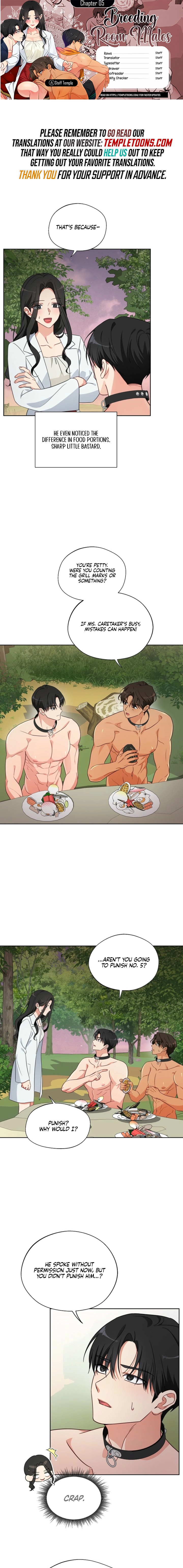 Males of the breeding room Chapter 5 page 1 - 