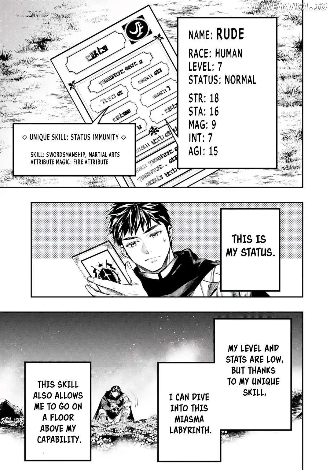 Mamono Kurai no Boukensha Chapter 1.1 page 7 - 