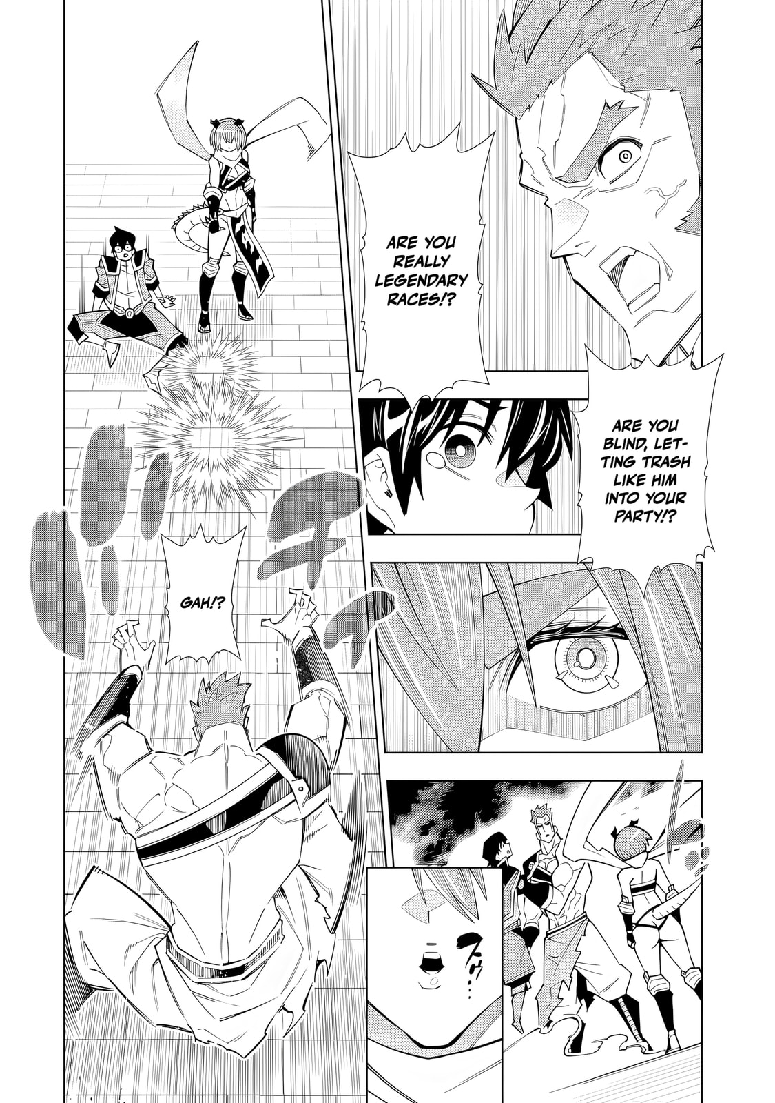 Man-nen F-Rank "Tsuuyaku" Sukiru-mochi Teihen Boukensha, Ishu-zoku no Saikyou Bishoujo-tachi to Party wo Kundesainou ni Kaikashi Musou suru Chapter 1 page 40 - 