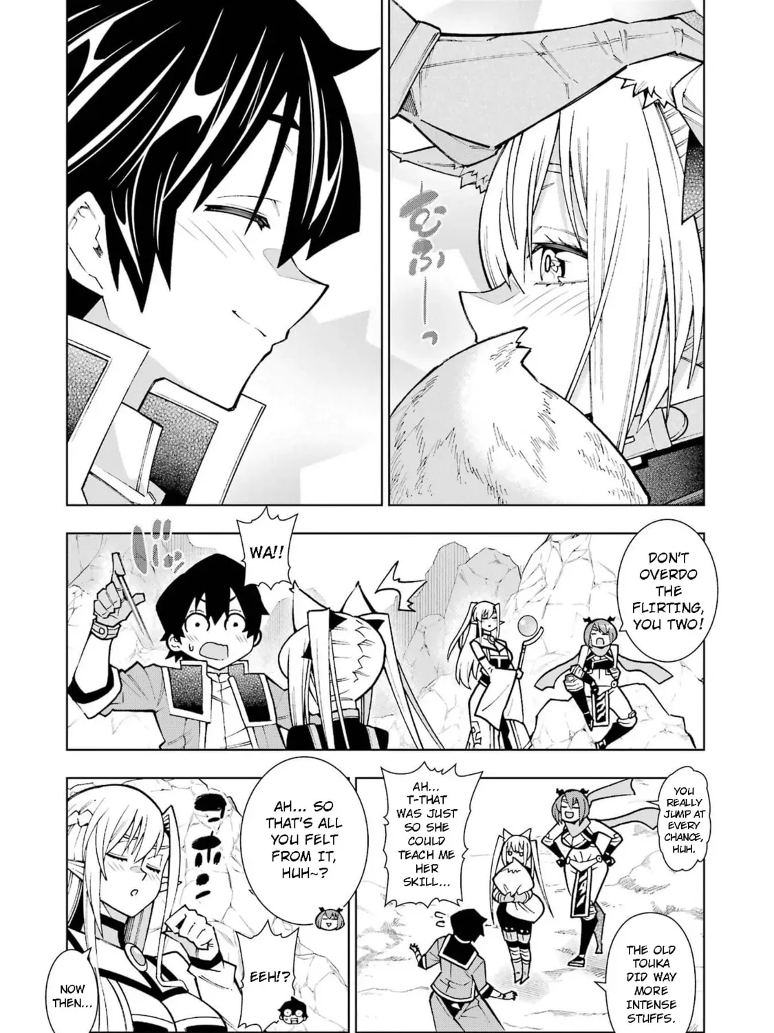Man-nen F-Rank "Tsuuyaku" Sukiru-mochi Teihen Boukensha, Ishu-zoku no Saikyou Bishoujo-tachi to Party wo Kundesainou ni Kaikashi Musou suru Chapter 2 page 45 - 