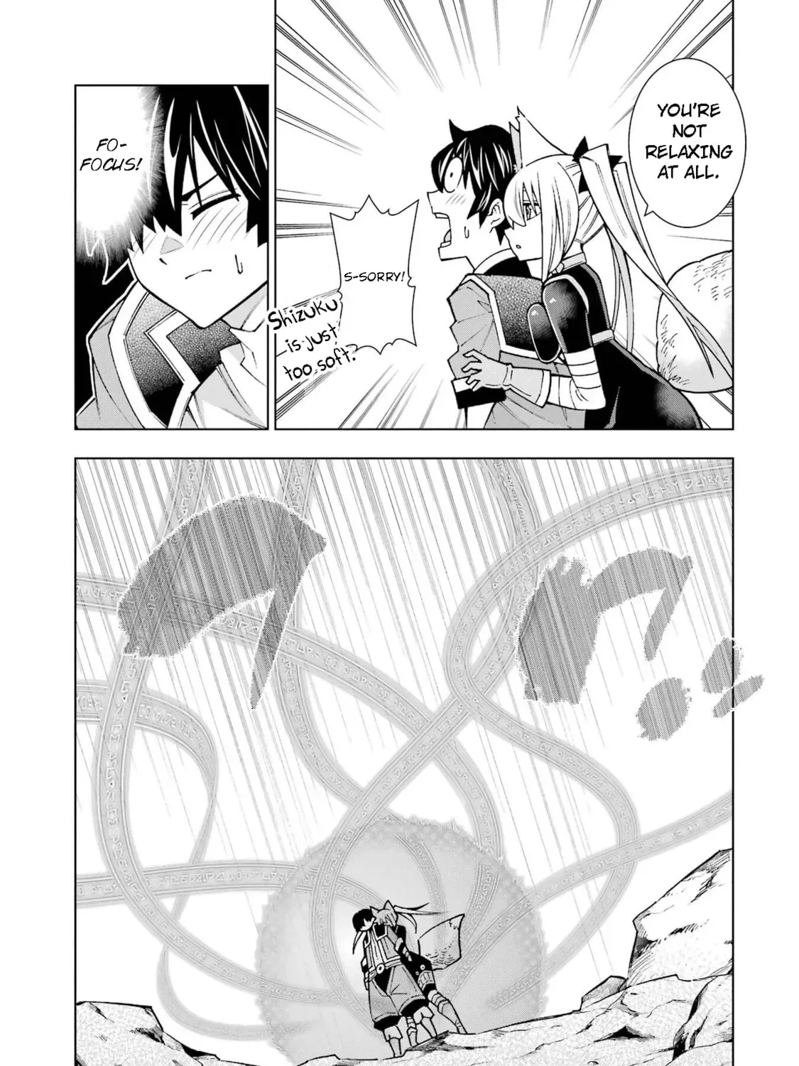 Man-nen F-Rank "Tsuuyaku" Sukiru-mochi Teihen Boukensha, Ishu-zoku no Saikyou Bishoujo-tachi to Party wo Kundesainou ni Kaikashi Musou suru Chapter 2 page 55 - 