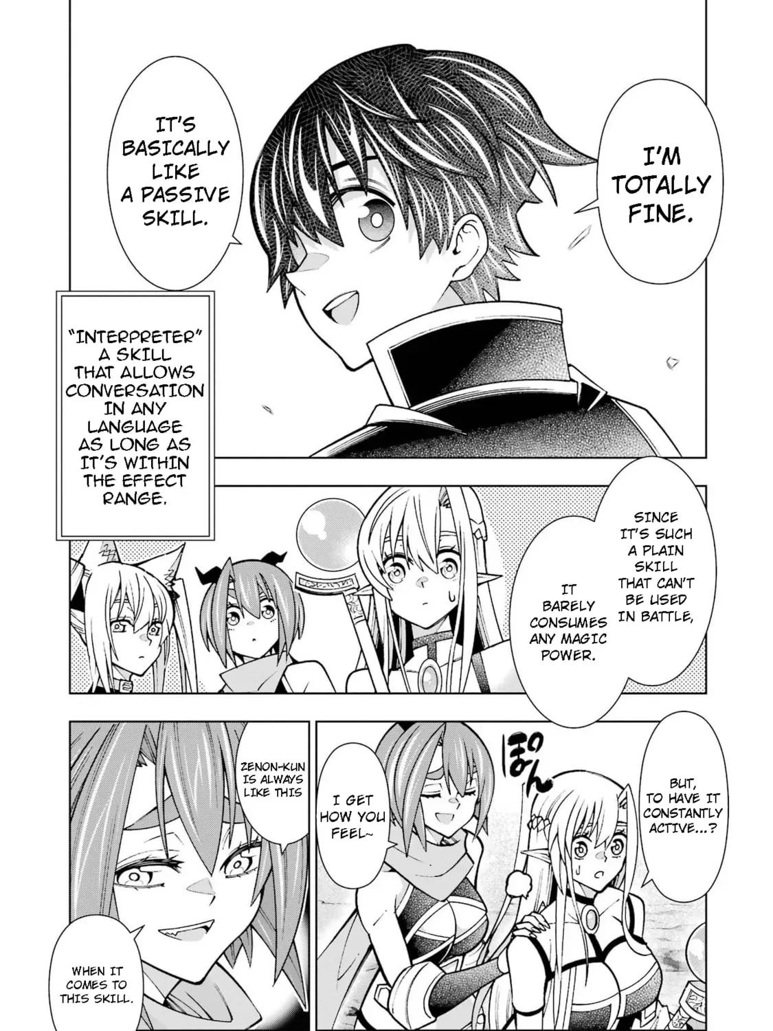 Man-nen F-Rank "Tsuuyaku" Sukiru-mochi Teihen Boukensha, Ishu-zoku no Saikyou Bishoujo-tachi to Party wo Kundesainou ni Kaikashi Musou suru Chapter 2 page 7 - 