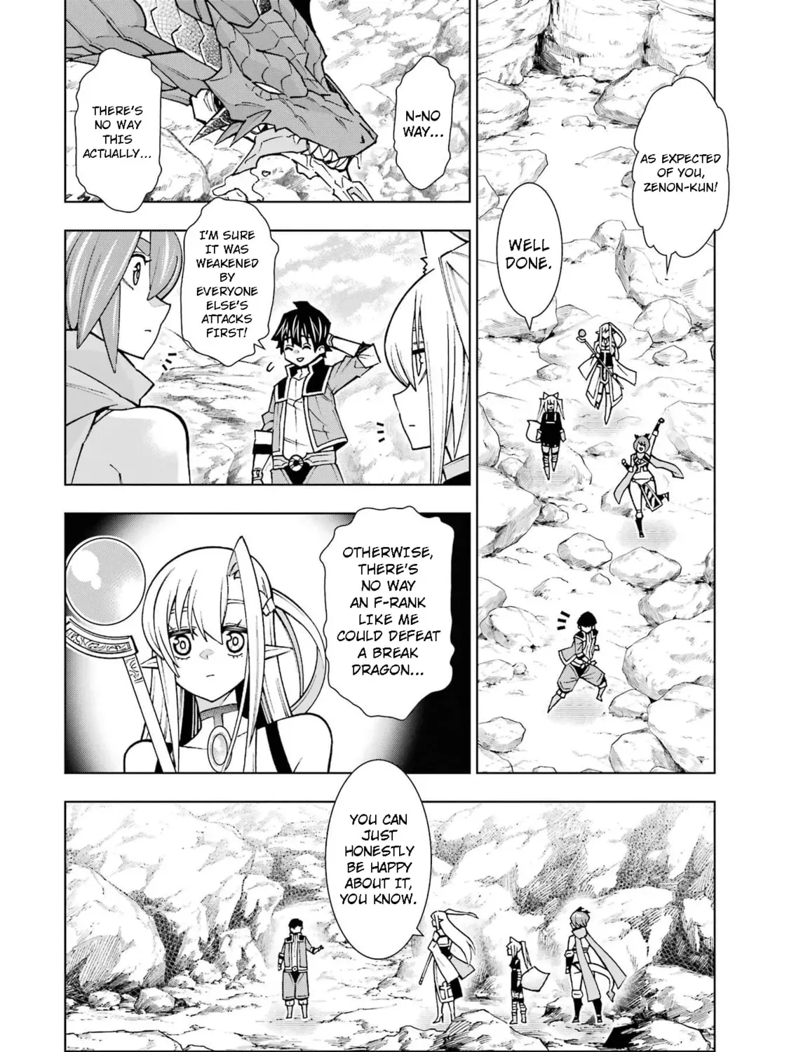 Man-nen F-Rank "Tsuuyaku" Sukiru-mochi Teihen Boukensha, Ishu-zoku no Saikyou Bishoujo-tachi to Party wo Kundesainou ni Kaikashi Musou suru Chapter 2 page 85 - 