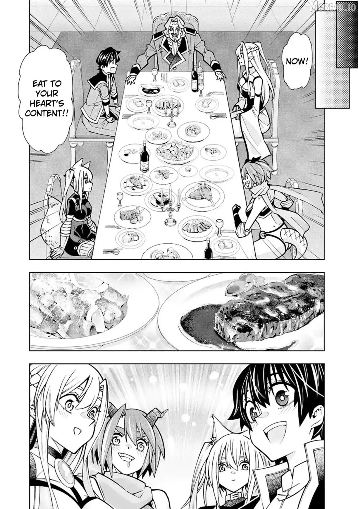 Man-nen F-Rank "Tsuuyaku" Sukiru-mochi Teihen Boukensha, Ishu-zoku no Saikyou Bishoujo-tachi to Party wo Kundesainou ni Kaikashi Musou suru Chapter 4 page 13 - 