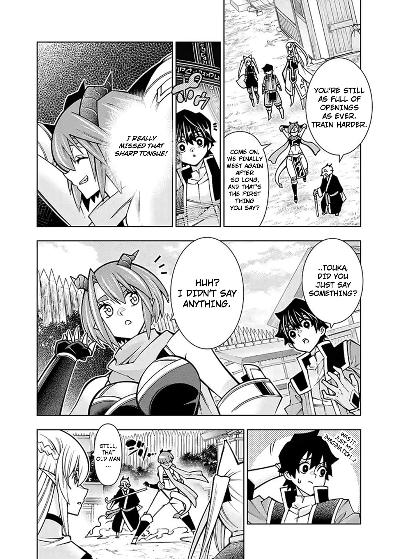 Man-nen F-Rank "Tsuuyaku" Sukiru-mochi Teihen Boukensha, Ishu-zoku no Saikyou Bishoujo-tachi to Party wo Kundesainou ni Kaikashi Musou suru Chapter 5 page 12 - 
