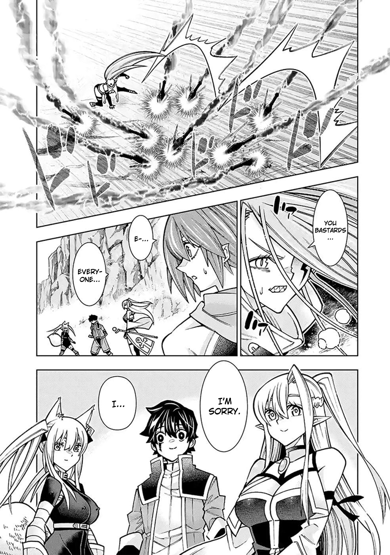 Man-nen F-Rank "Tsuuyaku" Sukiru-mochi Teihen Boukensha, Ishu-zoku no Saikyou Bishoujo-tachi to Party wo Kundesainou ni Kaikashi Musou suru Chapter 6 page 19 - 