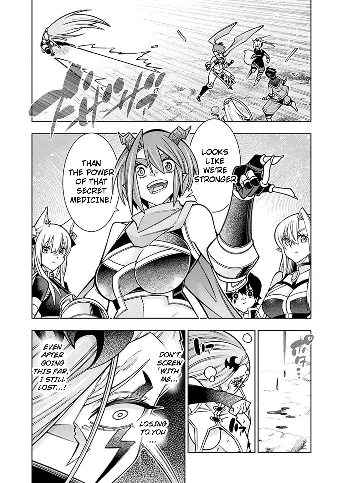 Man-nen F-Rank "Tsuuyaku" Sukiru-mochi Teihen Boukensha, Ishu-zoku no Saikyou Bishoujo-tachi to Party wo Kundesainou ni Kaikashi Musou suru Chapter 6 page 27 - 