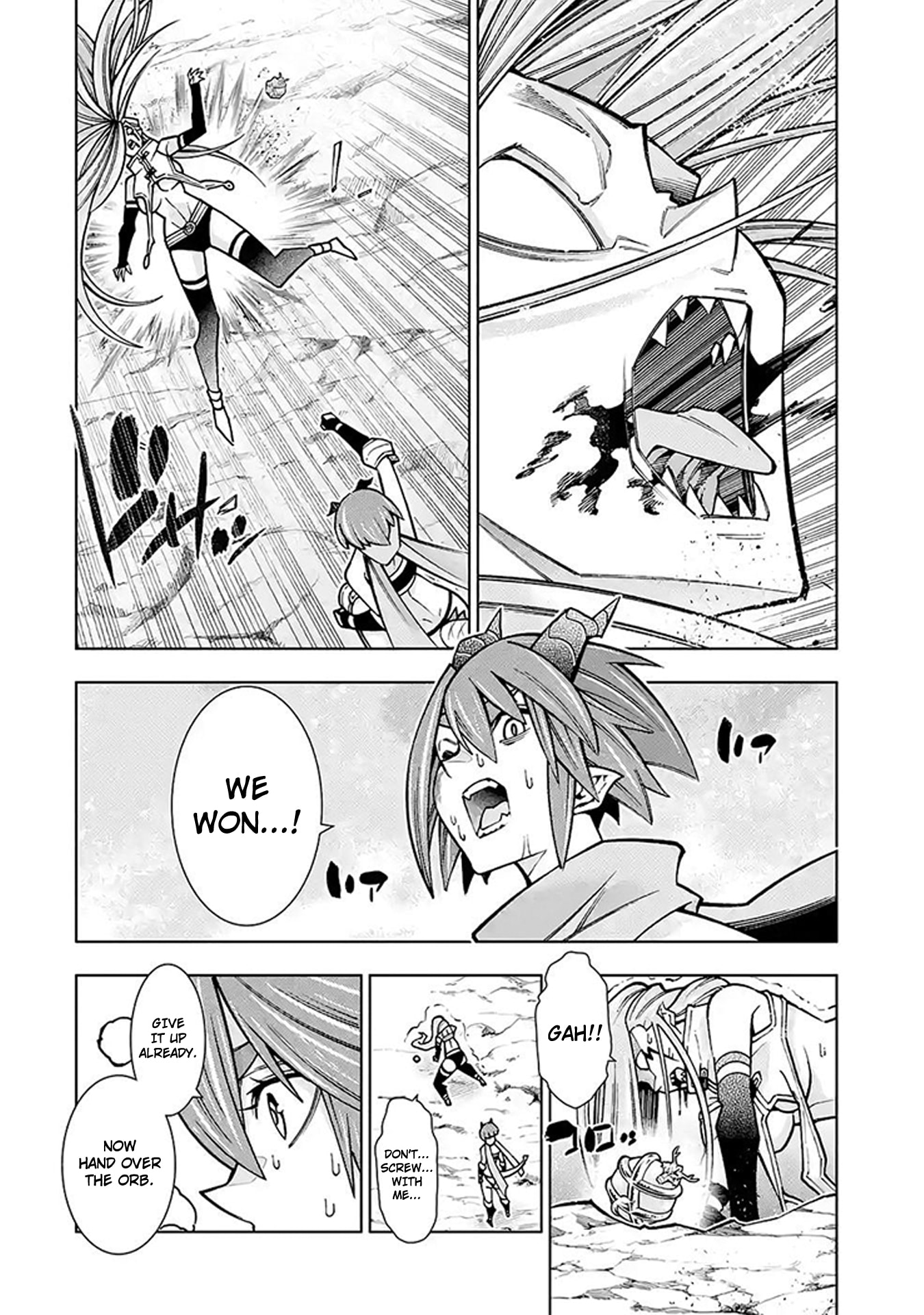 Man-nen F-Rank "Tsuuyaku" Sukiru-mochi Teihen Boukensha, Ishu-zoku no Saikyou Bishoujo-tachi to Party wo Kundesainou ni Kaikashi Musou suru Chapter 6 page 33 - 