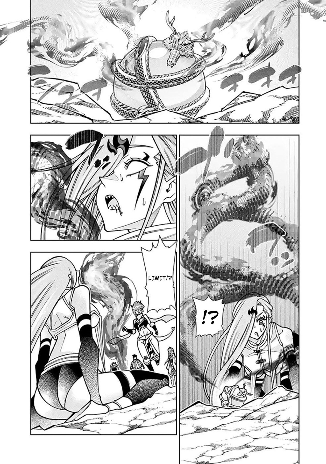 Man-nen F-Rank "Tsuuyaku" Sukiru-mochi Teihen Boukensha, Ishu-zoku no Saikyou Bishoujo-tachi to Party wo Kundesainou ni Kaikashi Musou suru Chapter 6 page 34 - 