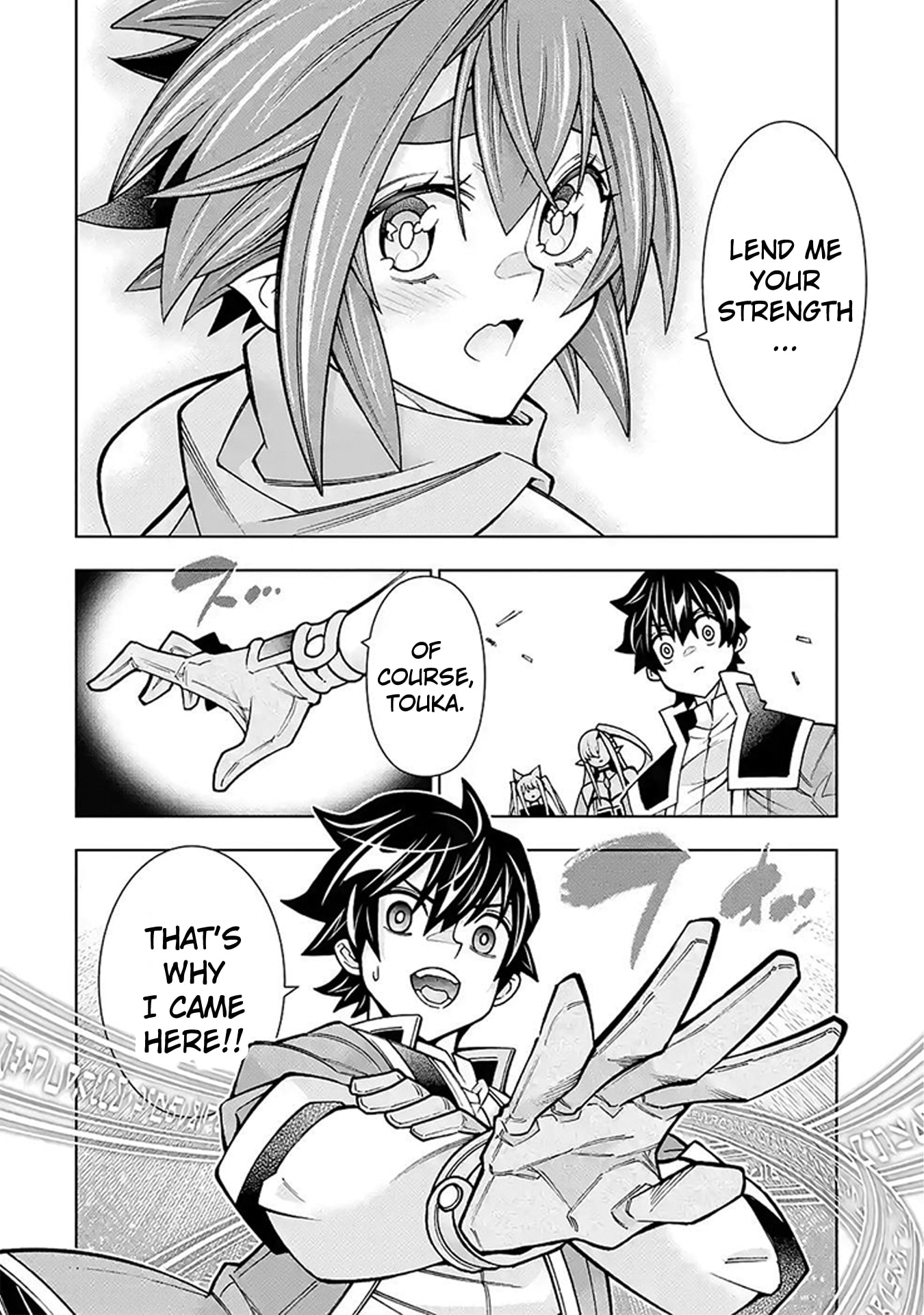 Man-nen F-Rank "Tsuuyaku" Sukiru-mochi Teihen Boukensha, Ishu-zoku no Saikyou Bishoujo-tachi to Party wo Kundesainou ni Kaikashi Musou suru Chapter 6 page 39 - 