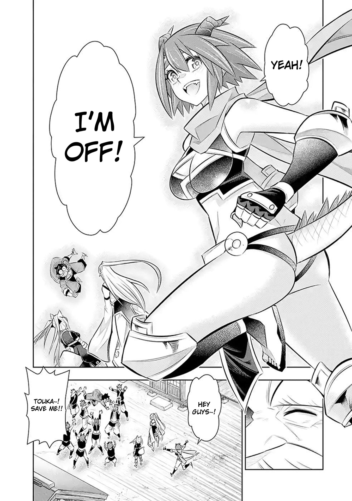 Man-nen F-Rank "Tsuuyaku" Sukiru-mochi Teihen Boukensha, Ishu-zoku no Saikyou Bishoujo-tachi to Party wo Kundesainou ni Kaikashi Musou suru Chapter 7 page 36 - 