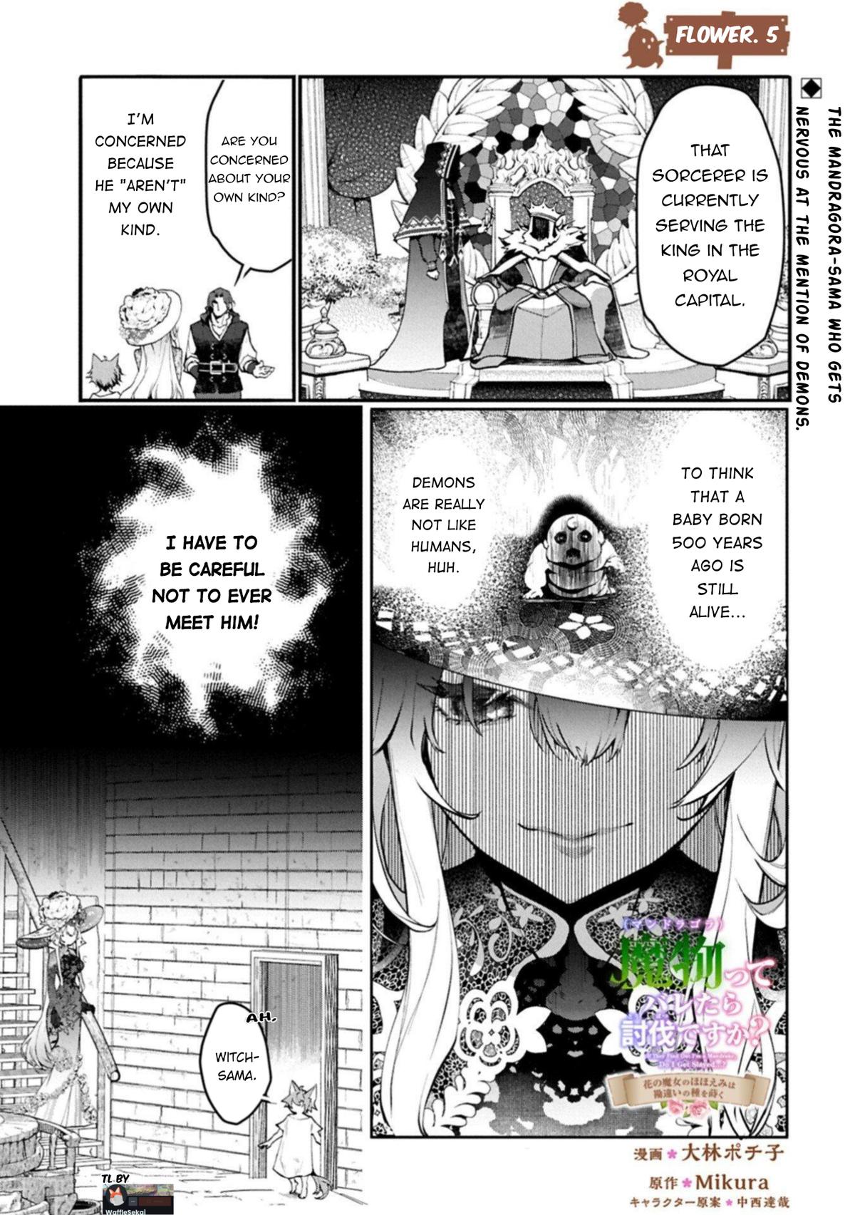 Mandragora tte Baretara Toubatsu desu ka?: Hana no Majo no Hohoemi wa Kanchigai no Tane o Maku Chapter 5 page 3 - 