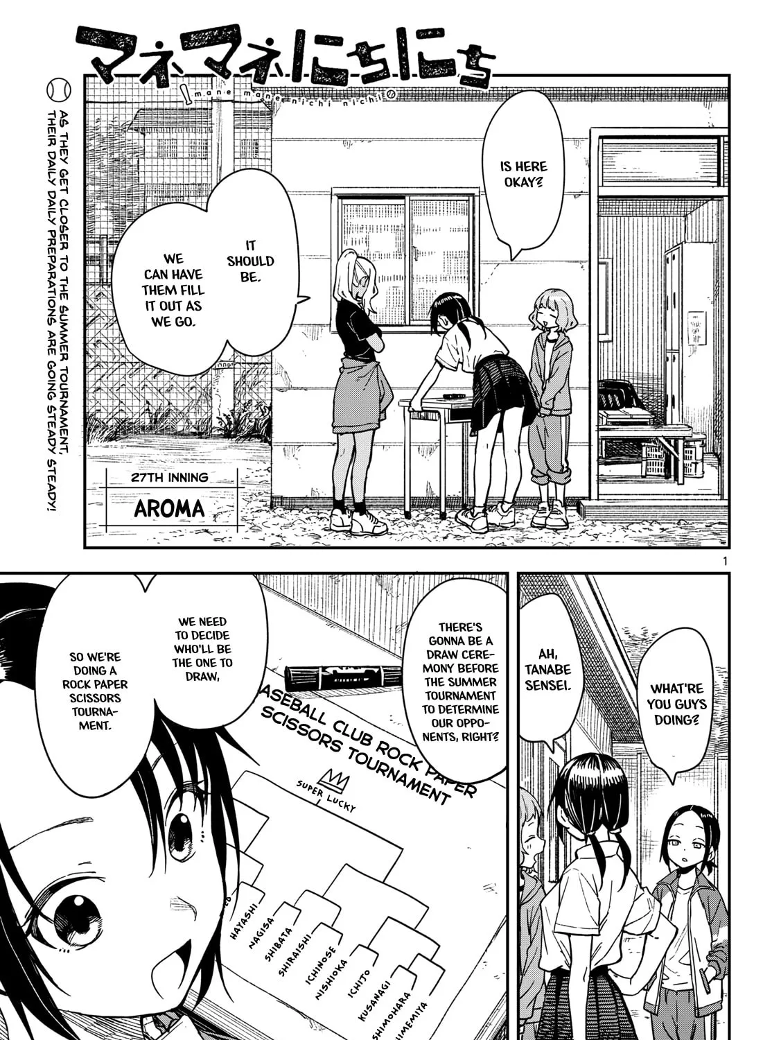 Mane Mane Nichi Nichi Chapter 27 page 1 - 