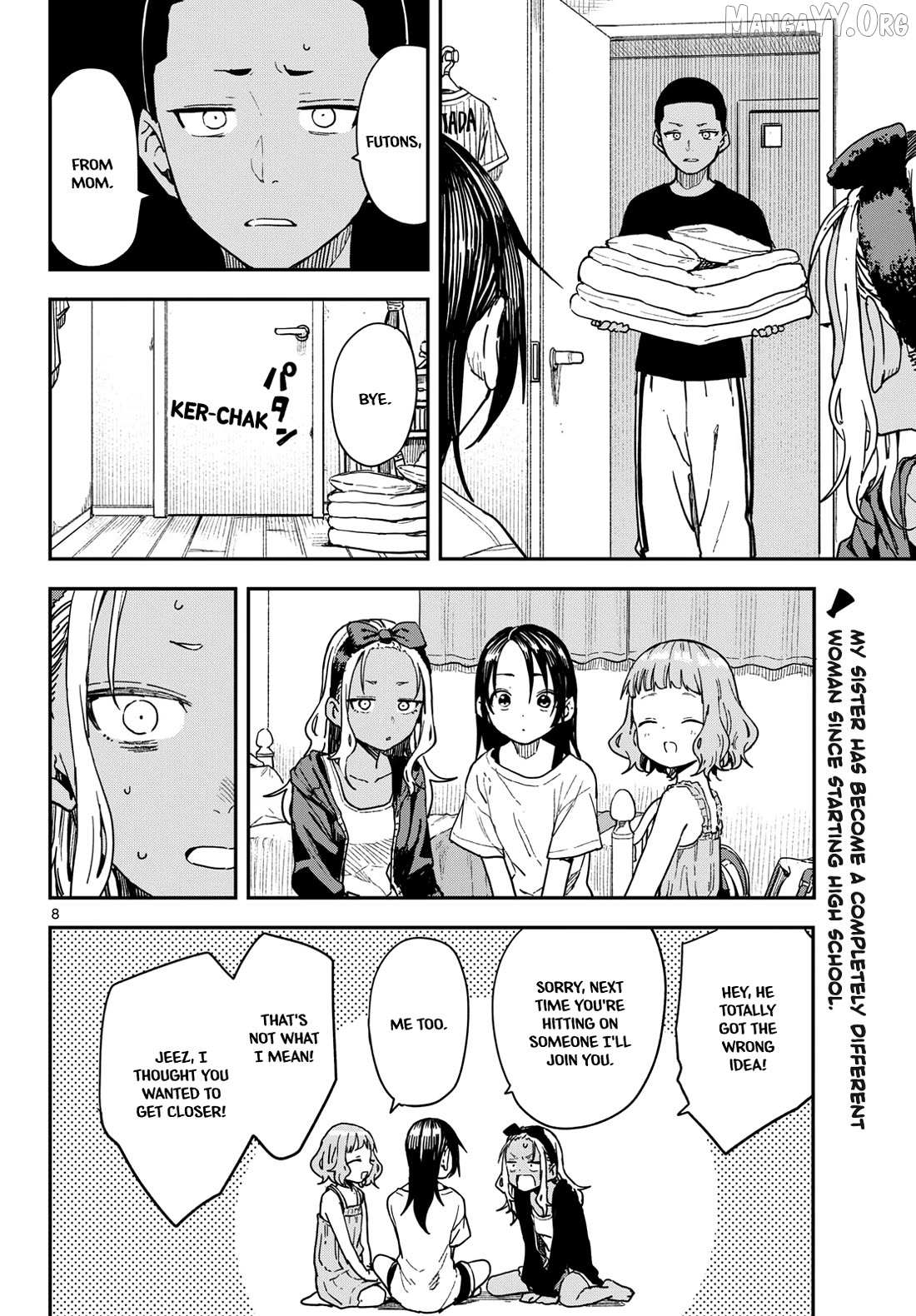 Mane Mane Nichi Nichi Chapter 58 page 8 - 
