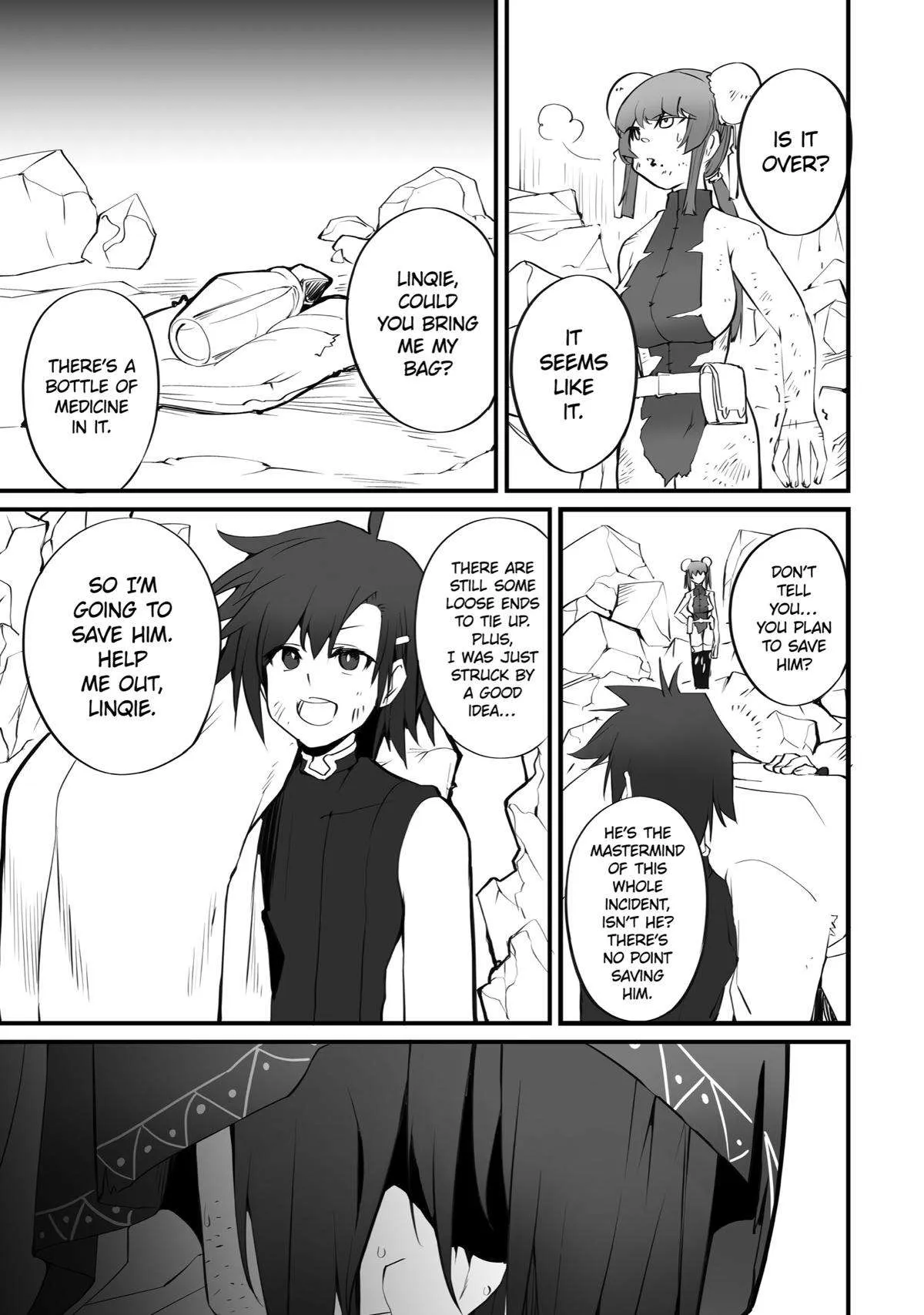 Mannen 2-idakara to Kandousareta Shounen, Mujikaku ni Musou suru Chapter 13 page 33 - 
